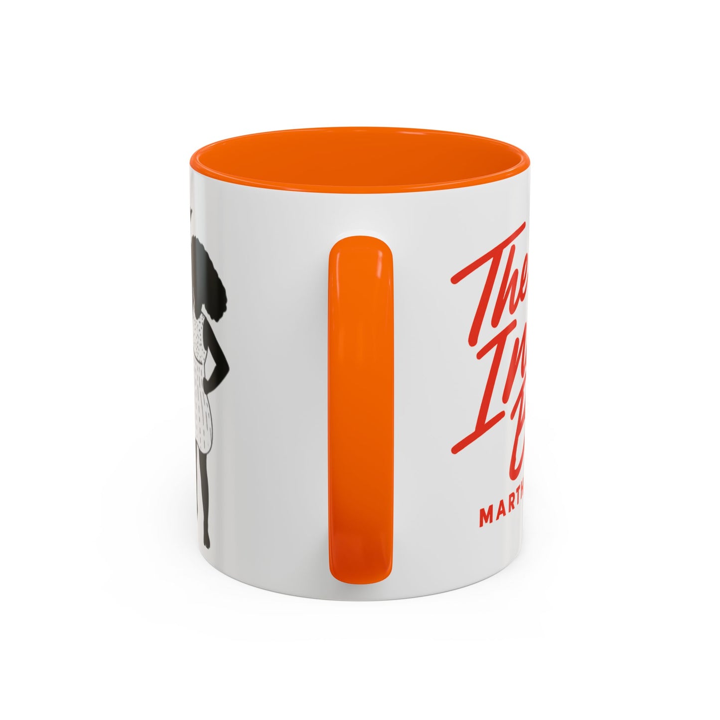 🔴 The Inkwell Beach – Martha’s Vineyard Classic Script Accent Mug (11oz & 15oz)