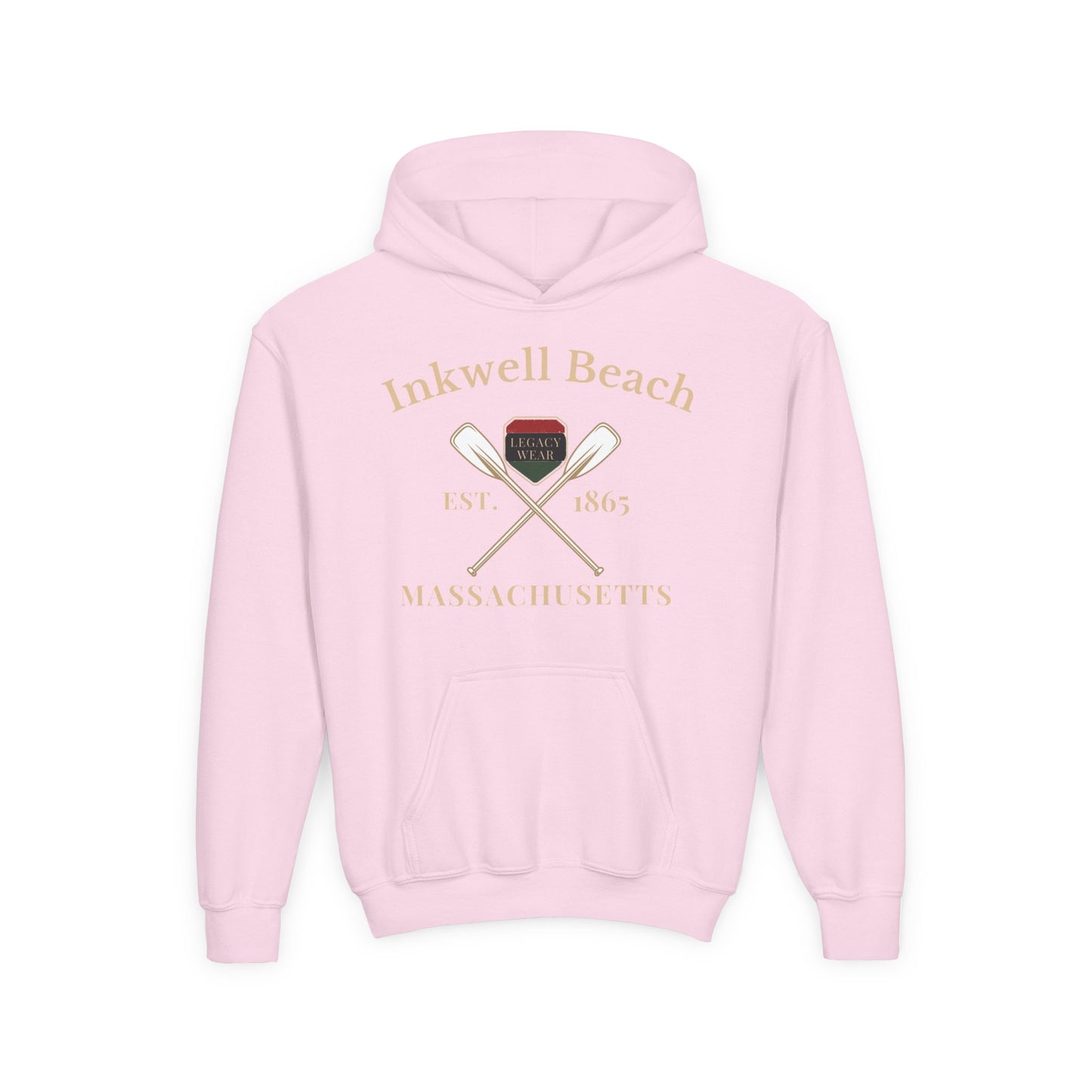 Vintage Inkwell Beach Youth Hoodie - Comfortable & Stylish Sweatshirt for Adventurous Kids