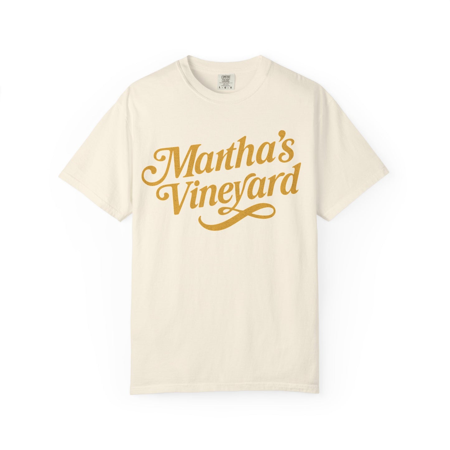Vintage Martha’s Vineyard Script Tee – Retro Coastal Style Unisex T-Shirt