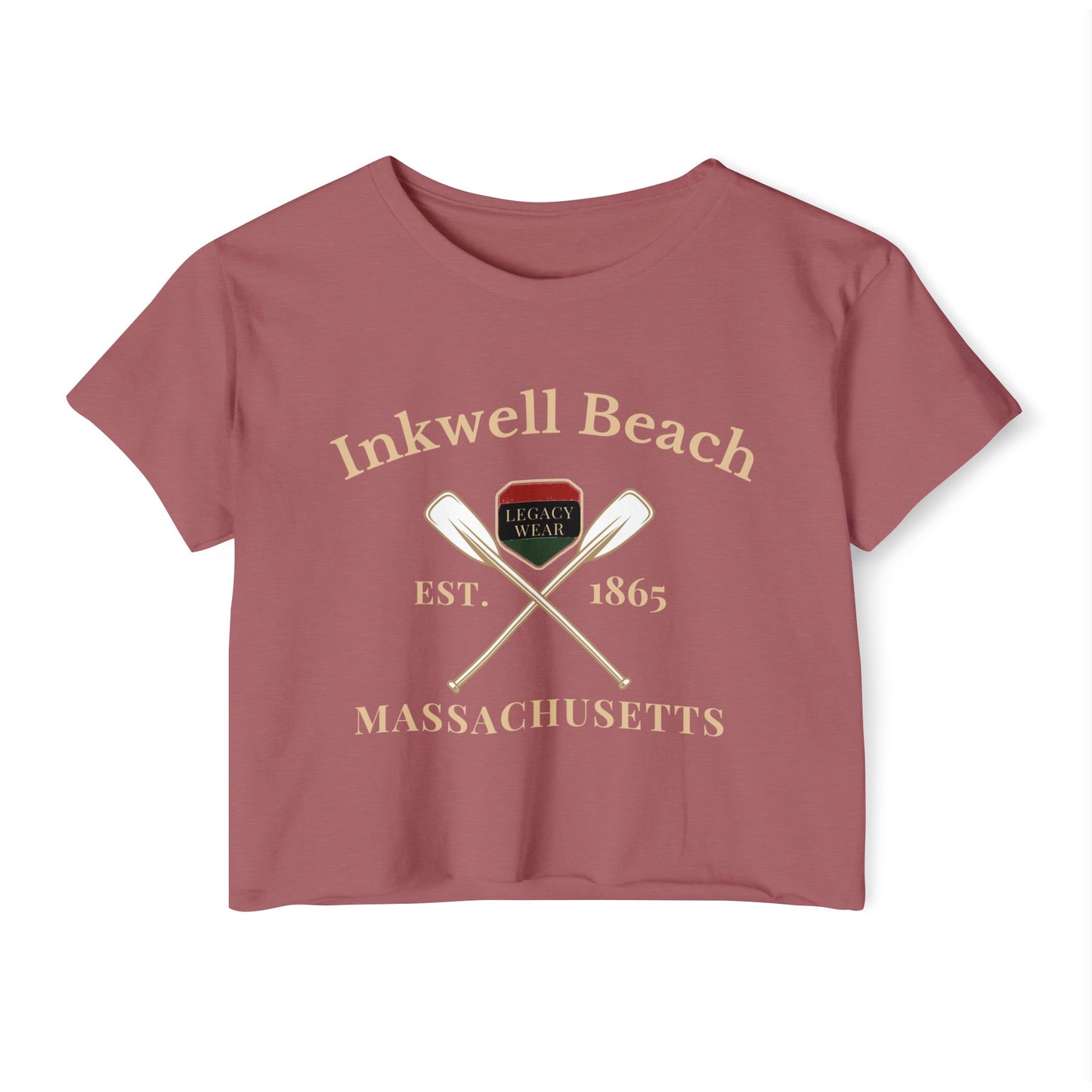 Inkwell Beach Legacy Wear Crop Tee – Martha’s Vineyard Massachusetts
