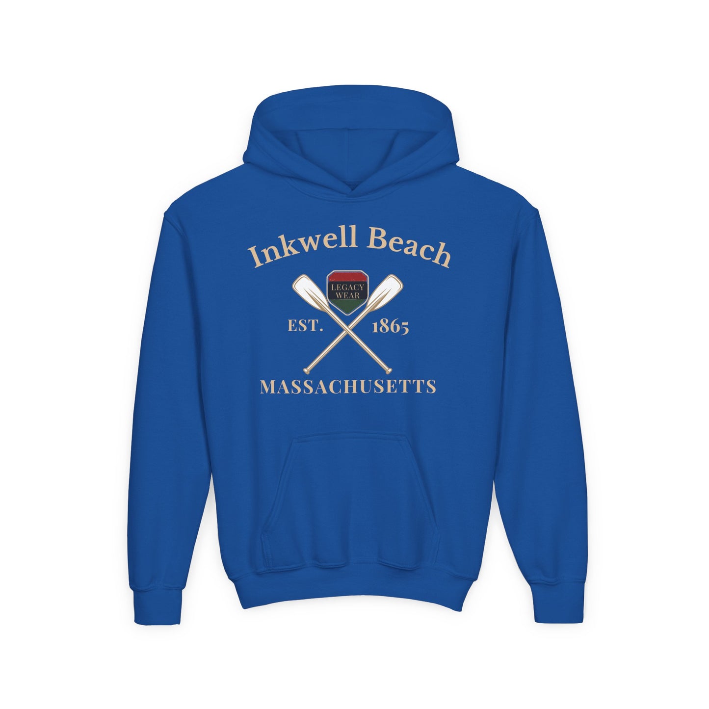 Vintage Inkwell Beach Youth Hoodie - Comfortable & Stylish Sweatshirt for Adventurous Kids