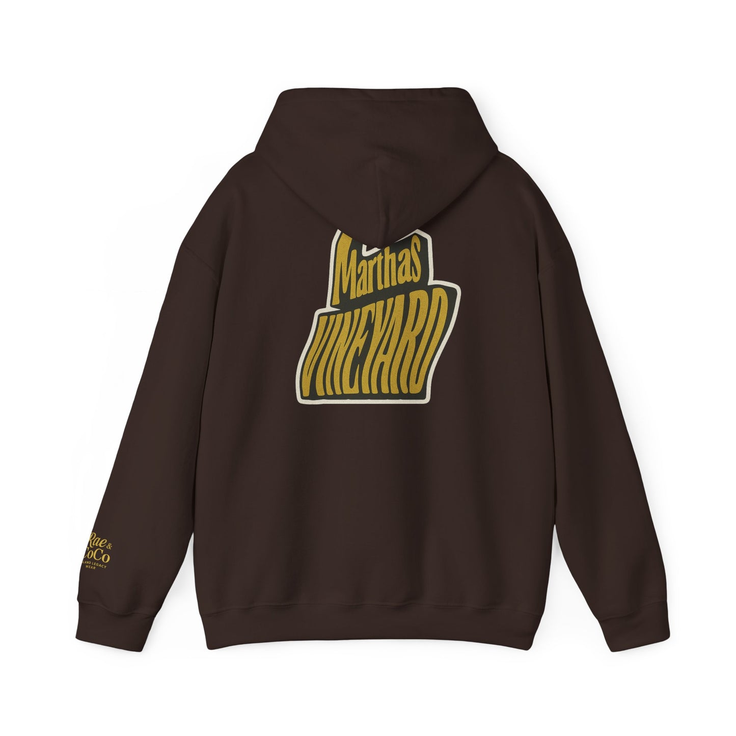Wavy Martha’s Vineyard Hoodie – Unisex Heavy Blend Sweatshirt, Cozy & Stylish Coastal Wear