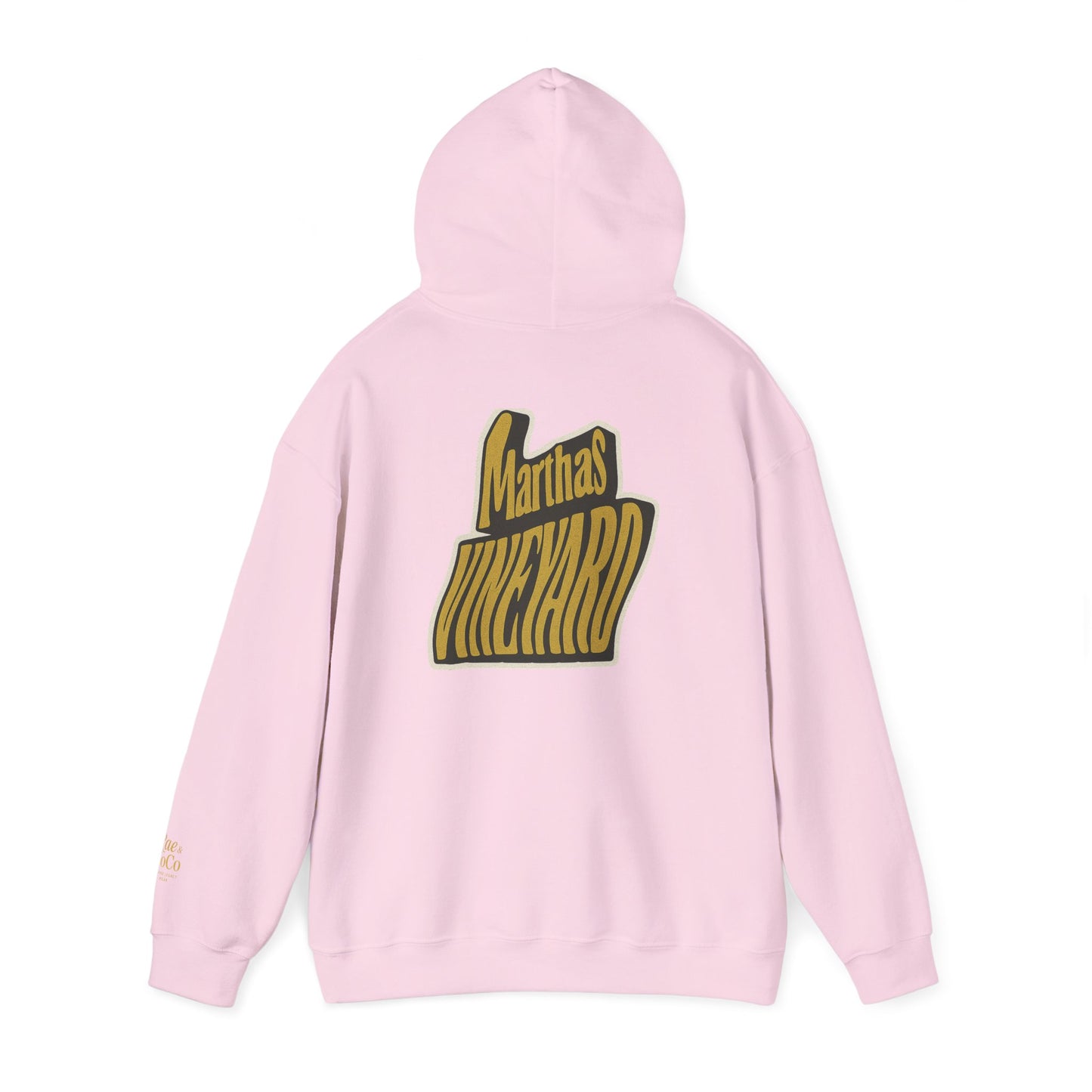 Wavy Martha’s Vineyard Hoodie – Unisex Heavy Blend Sweatshirt, Cozy & Stylish Coastal Wear