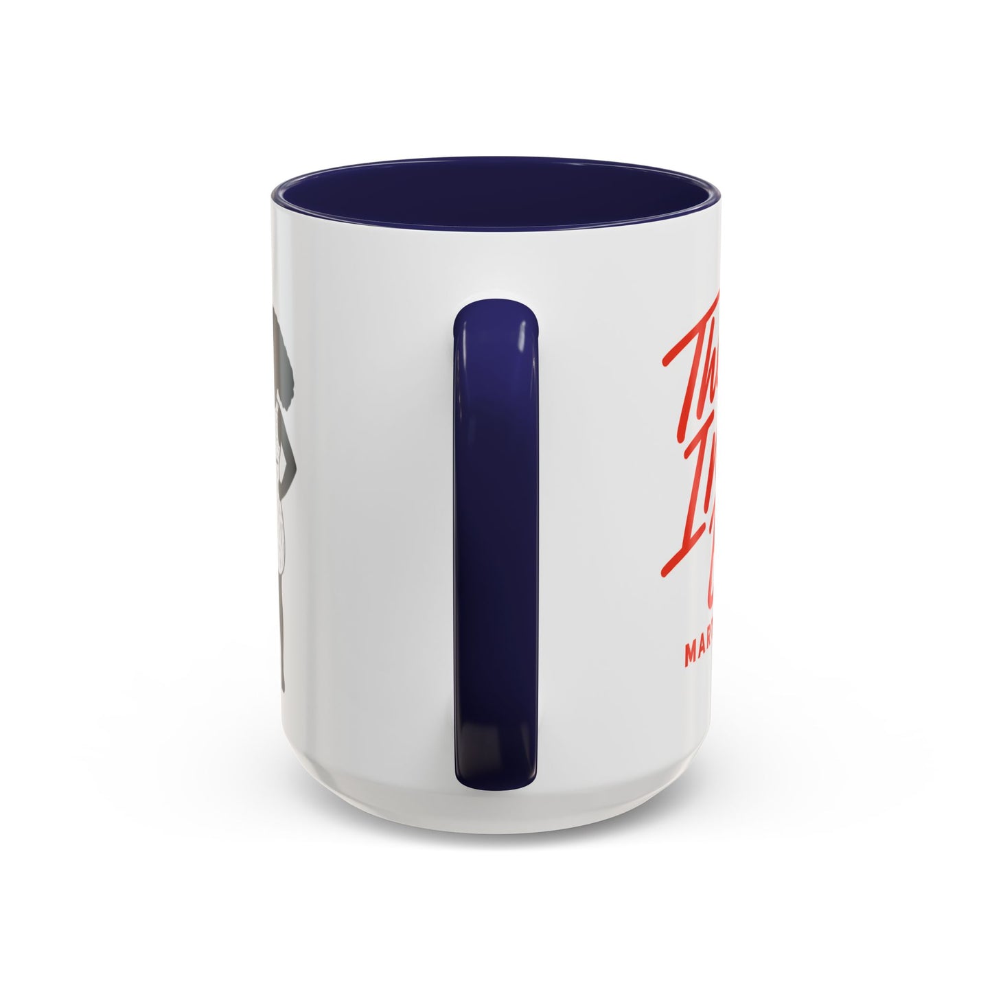 🔴 The Inkwell Beach – Martha’s Vineyard Classic Script Accent Mug (11oz & 15oz)