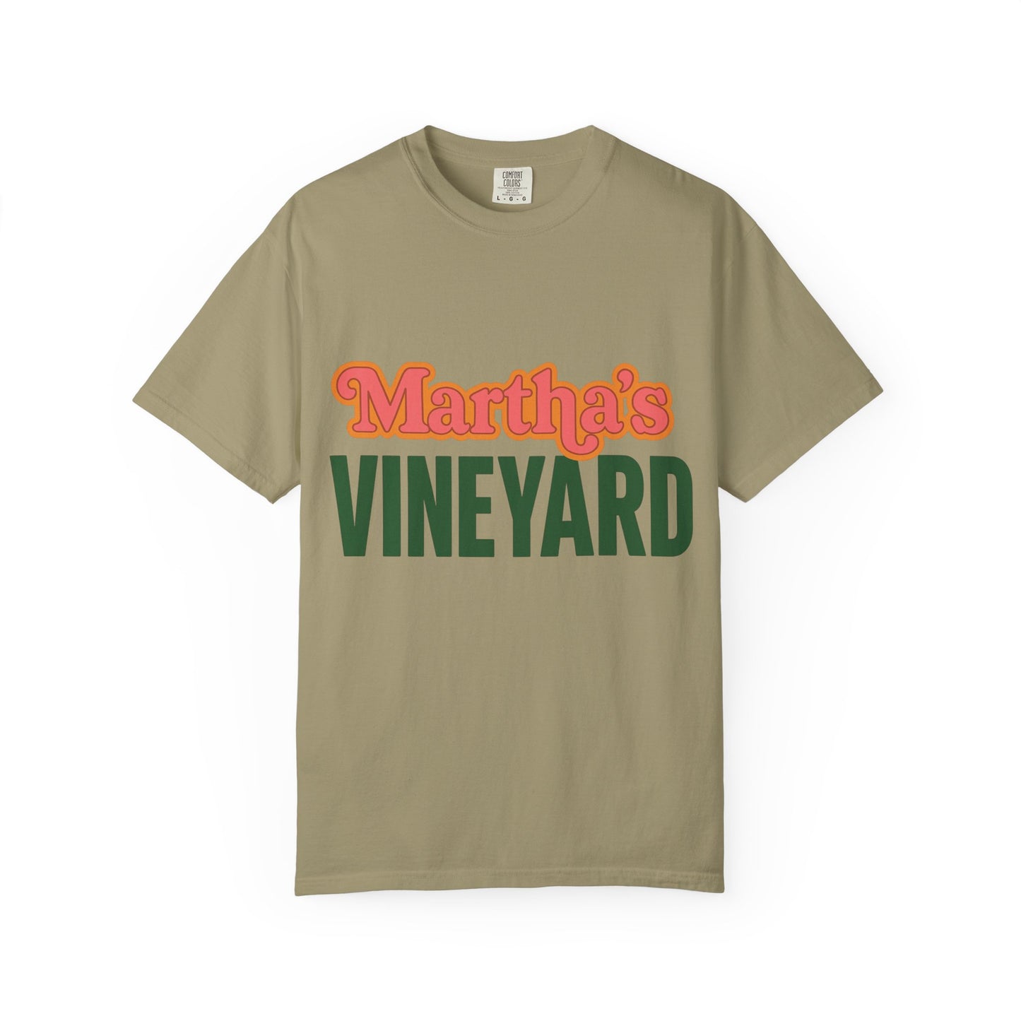 Retro Martha’s Vineyard Tee – Bold Vintage Lettering Unisex Island Shirt