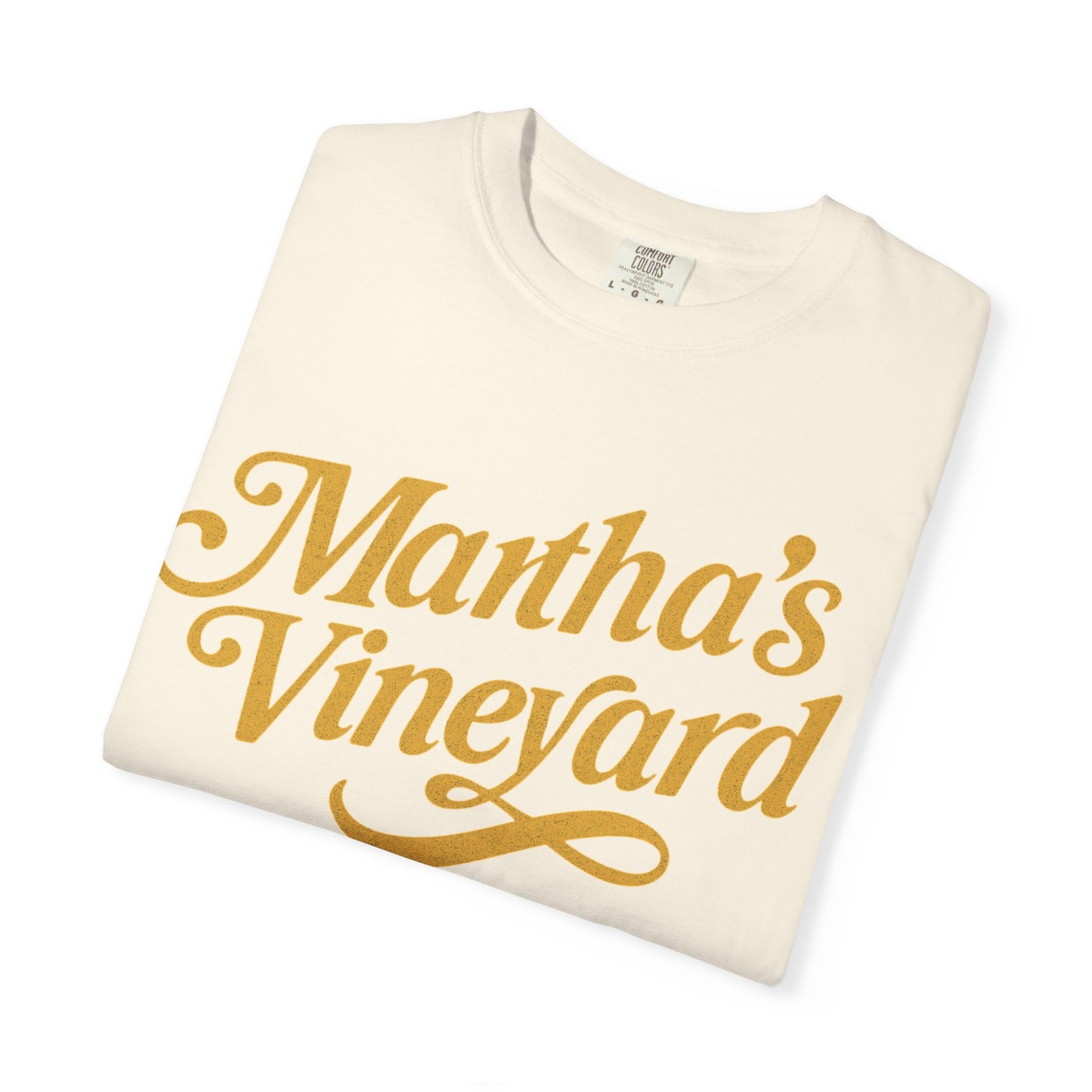 Vintage Martha’s Vineyard Script Tee – Retro Coastal Style Unisex T-Shirt