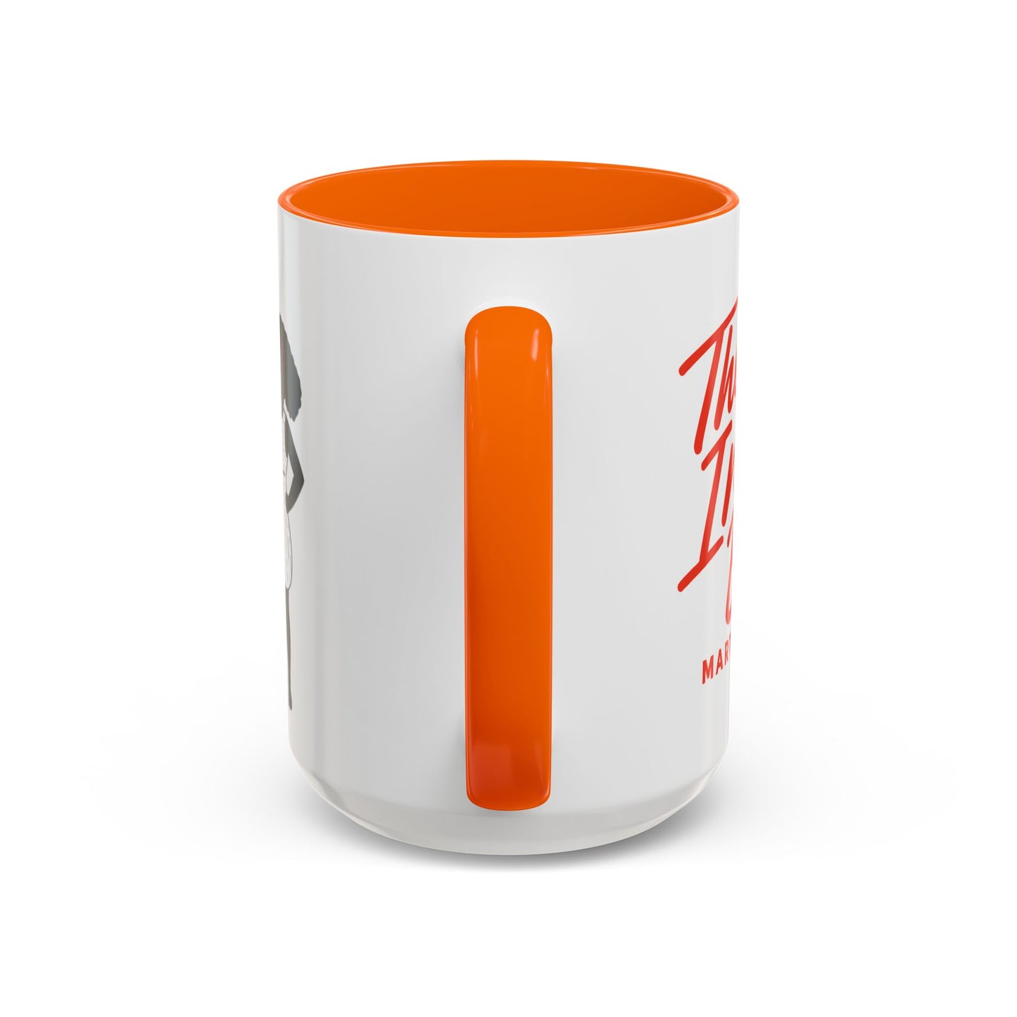 🔴 The Inkwell Beach – Martha’s Vineyard Classic Script Accent Mug (11oz & 15oz)
