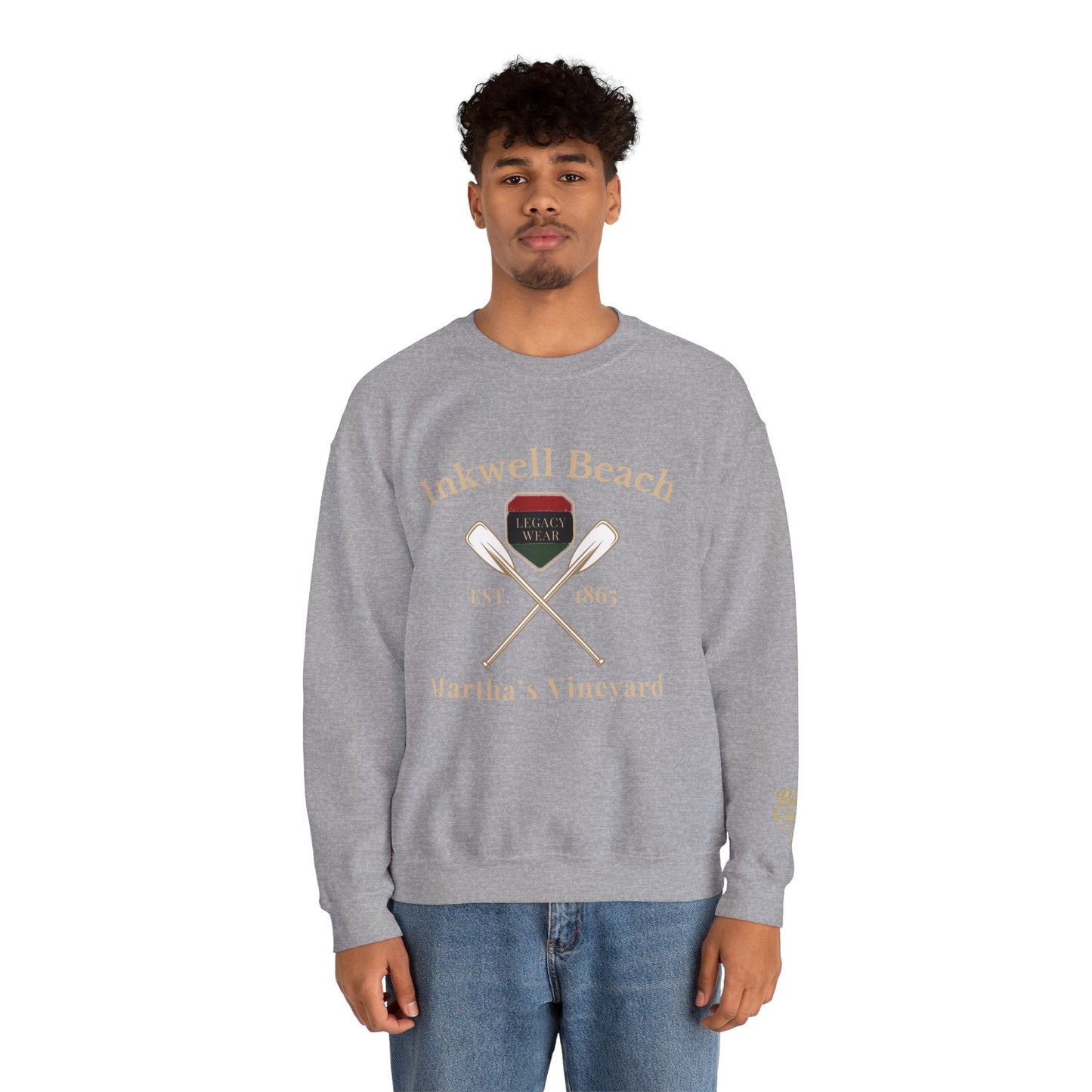 Inkwell Beach Martha’s Vineyard Classic Crewneck – Unisex Heavy Blend Sweatshirt