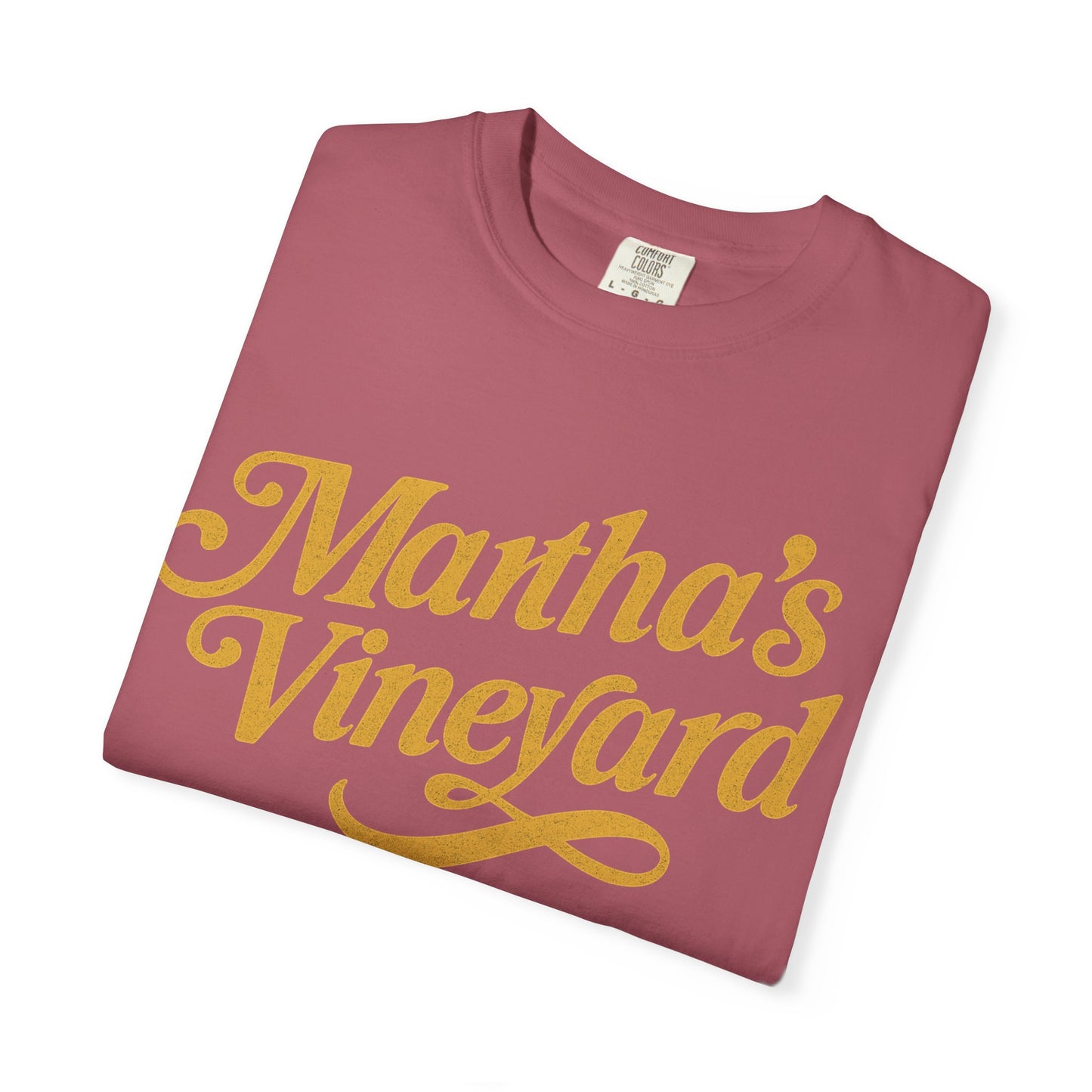 Vintage Martha’s Vineyard Script Tee – Retro Coastal Style Unisex T-Shirt