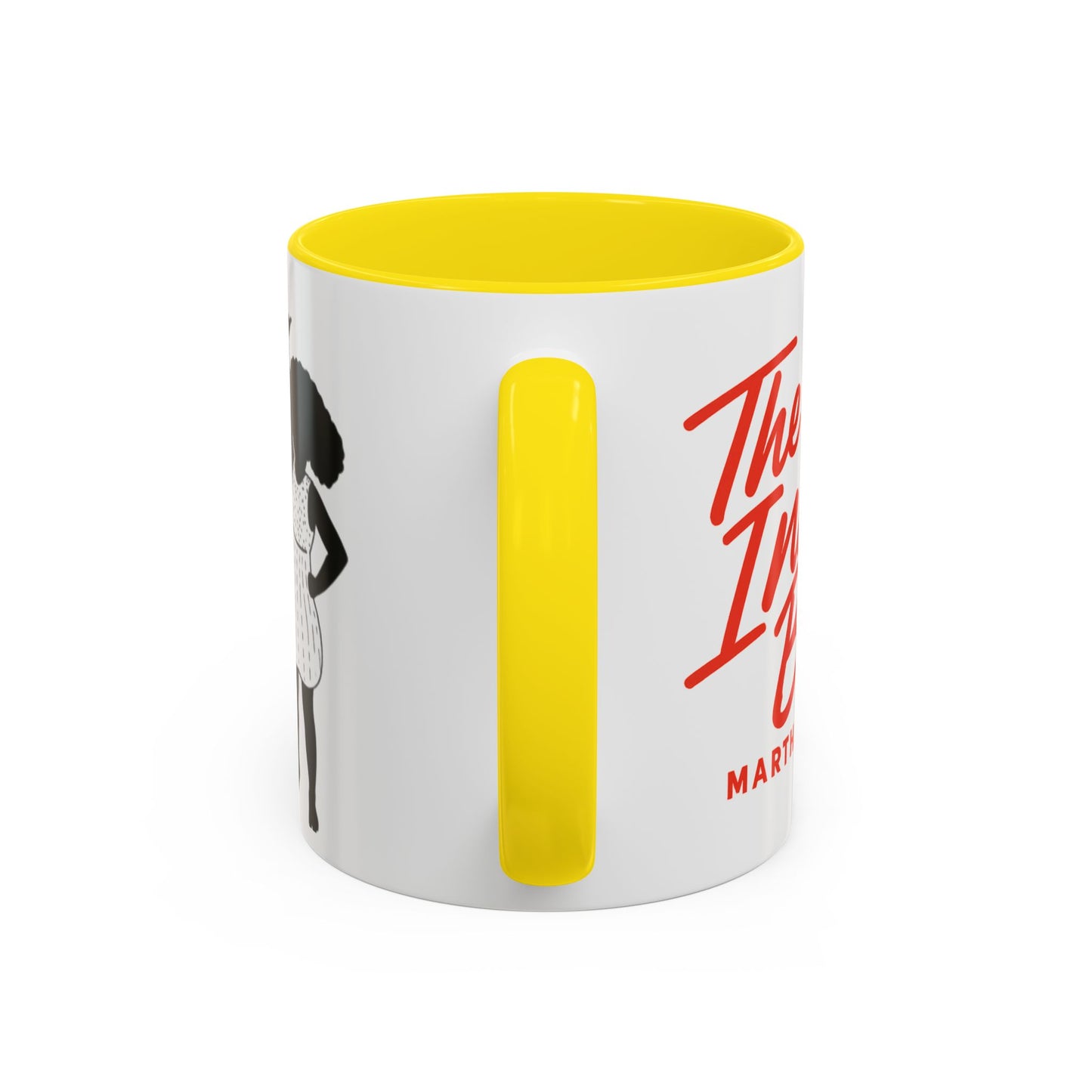 🔴 The Inkwell Beach – Martha’s Vineyard Classic Script Accent Mug (11oz & 15oz)