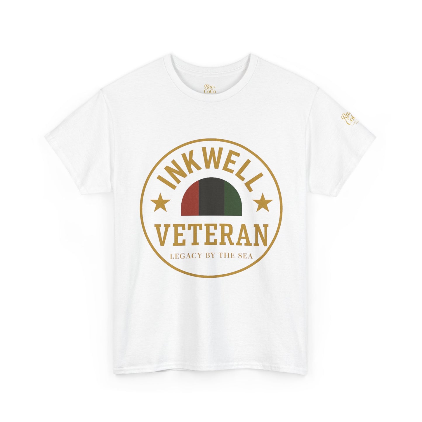 Unisex Heavy Cotton Tee - Inkwell Veteran Graphic Shirt