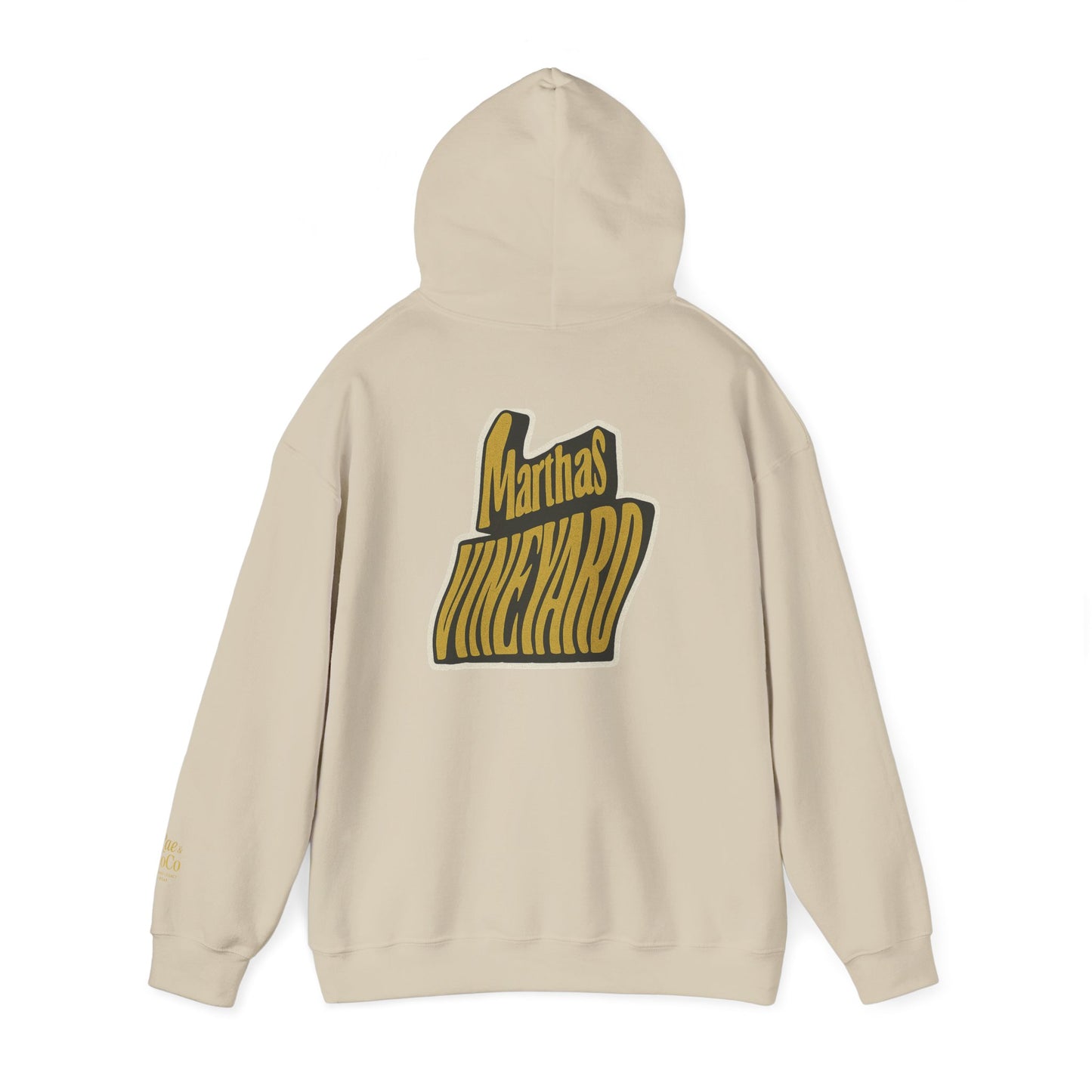 Wavy Martha’s Vineyard Hoodie – Unisex Heavy Blend Sweatshirt, Cozy & Stylish Coastal Wear