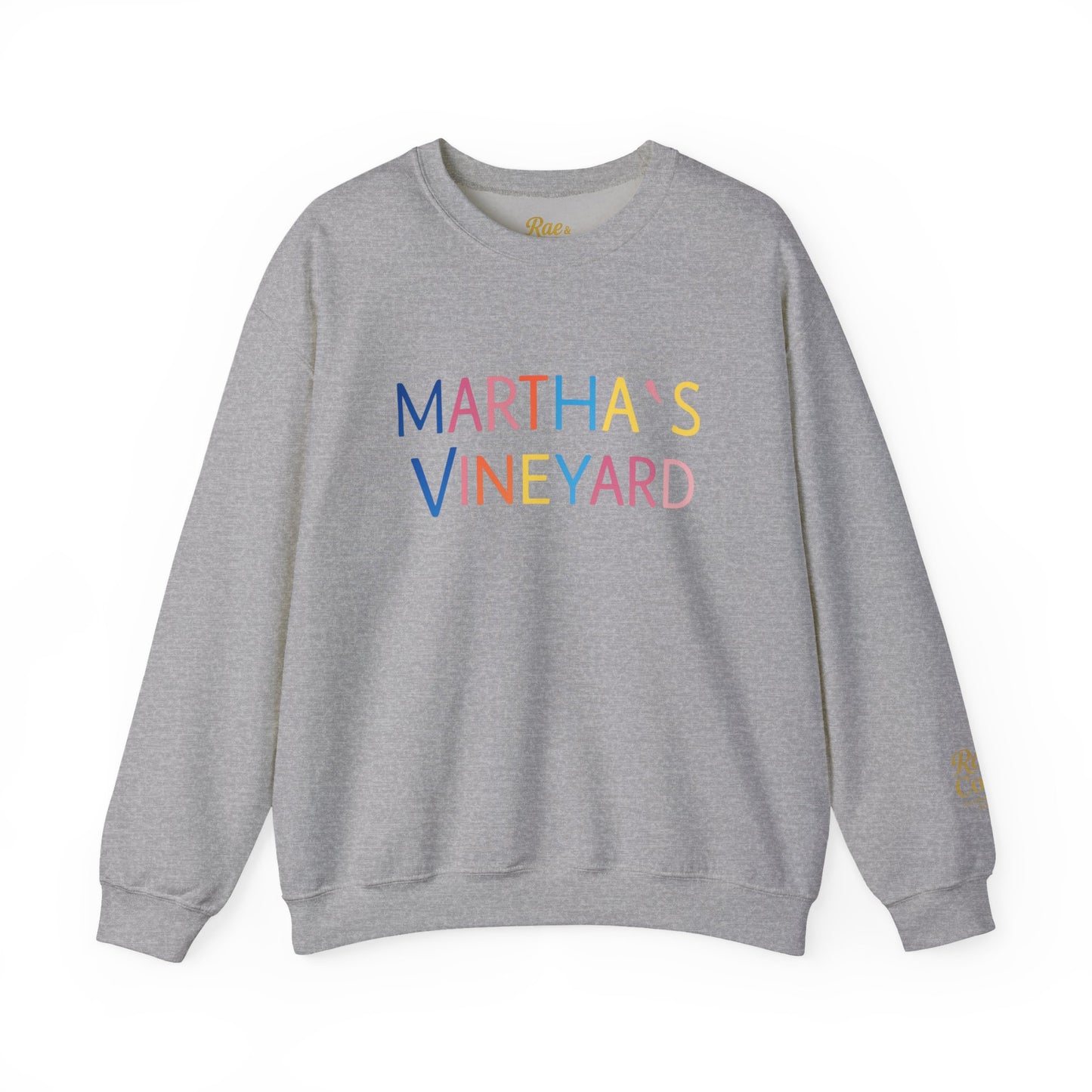 🌈 Colorful “Martha’s Vineyard” Typography Design
