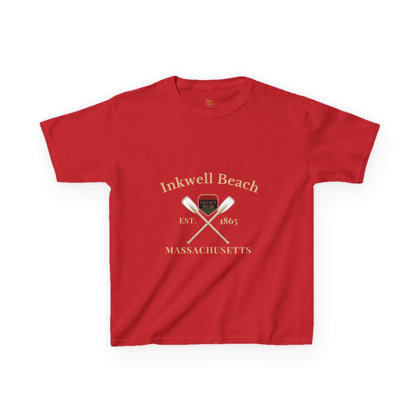 Inkwell Beach Kids Shirt – Black Heritage Martha’s Vineyard Tee, Vintage Massachusetts Design, Black-Owned Coastal Summer Apparel
