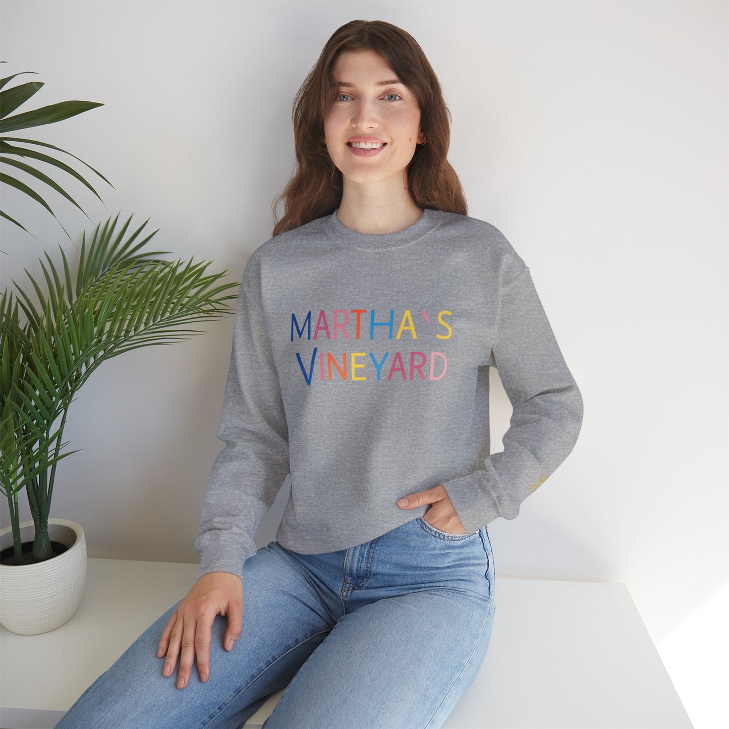 🌈 Colorful “Martha’s Vineyard” Typography Design