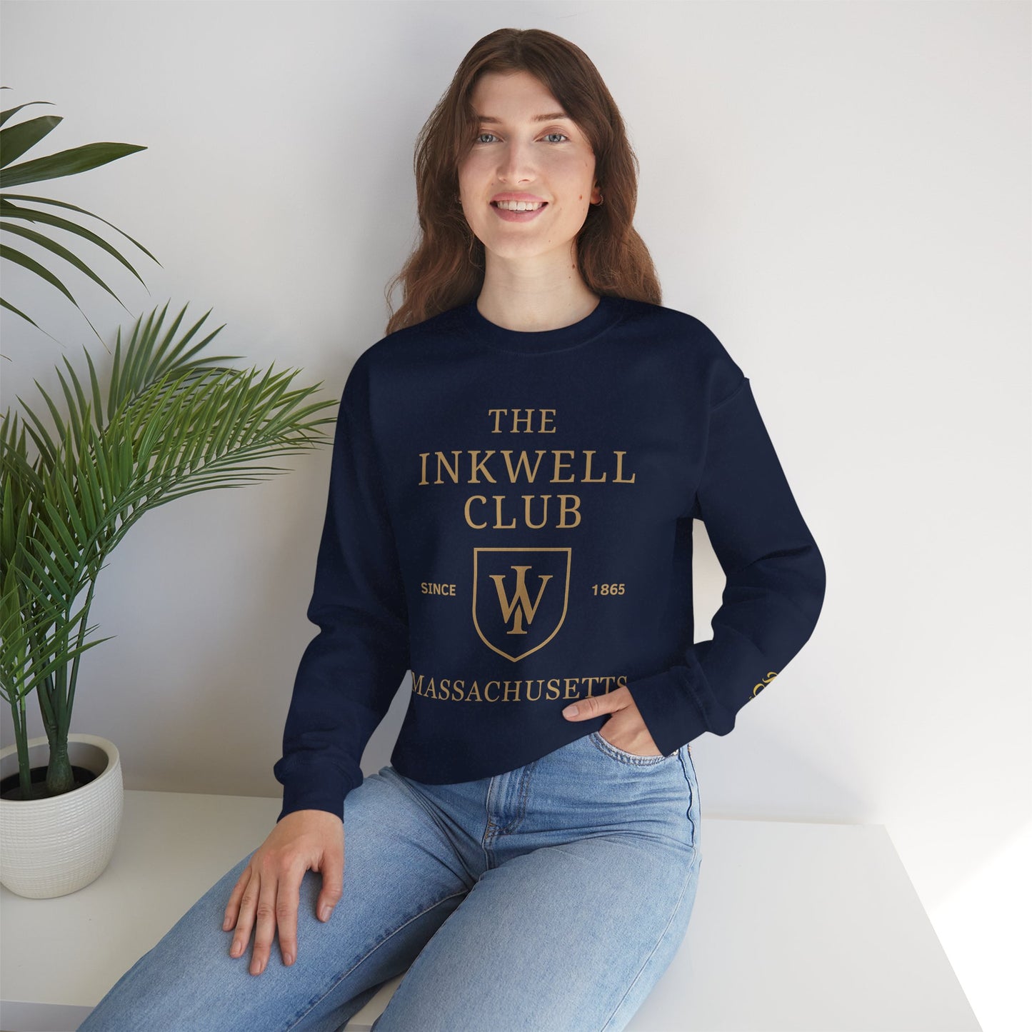 Inkwell Club Crewneck Sweatshirt – Martha’s Vineyard Classic | Unisex Heavy Blend