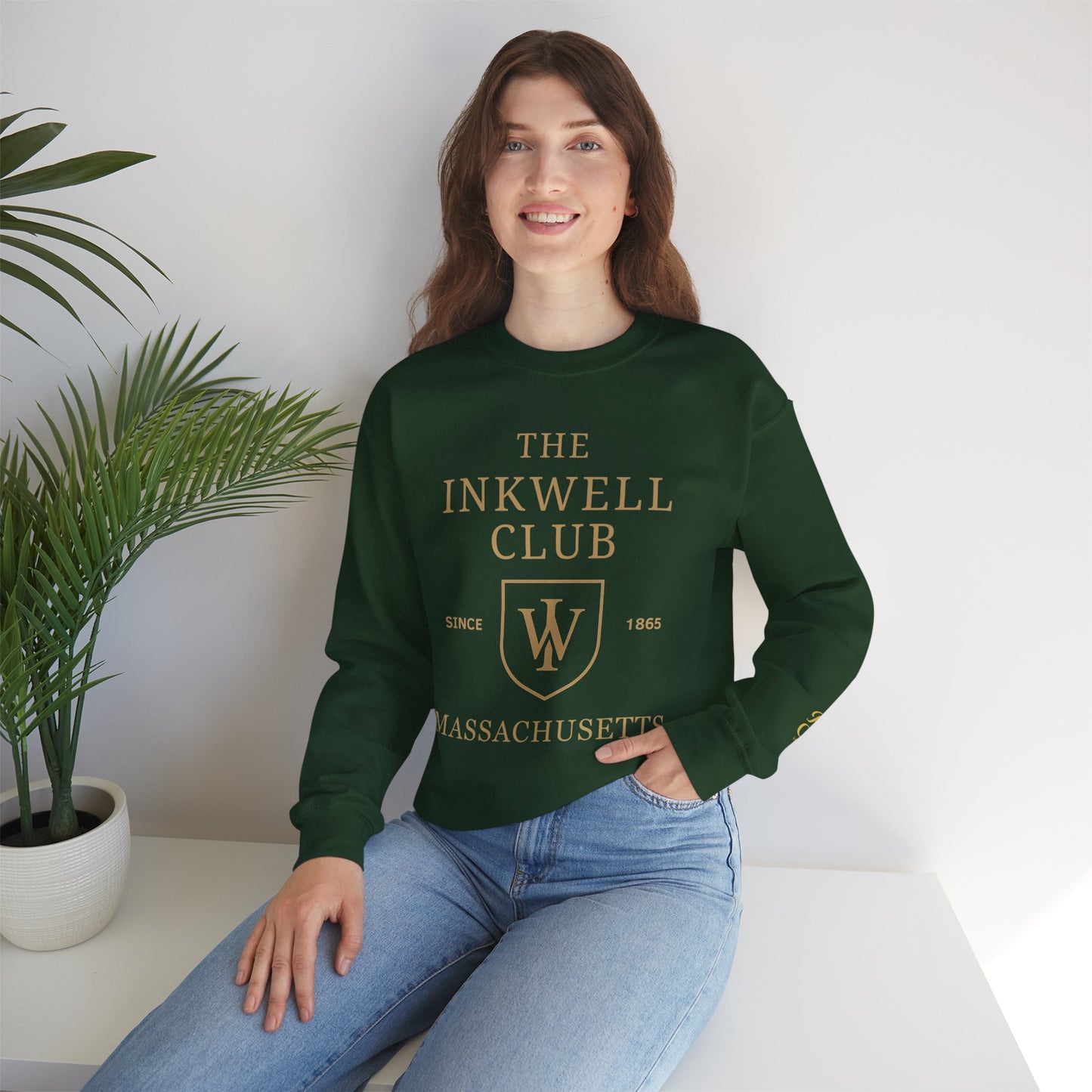 Inkwell Club Crewneck Sweatshirt – Martha’s Vineyard Classic | Unisex Heavy Blend
