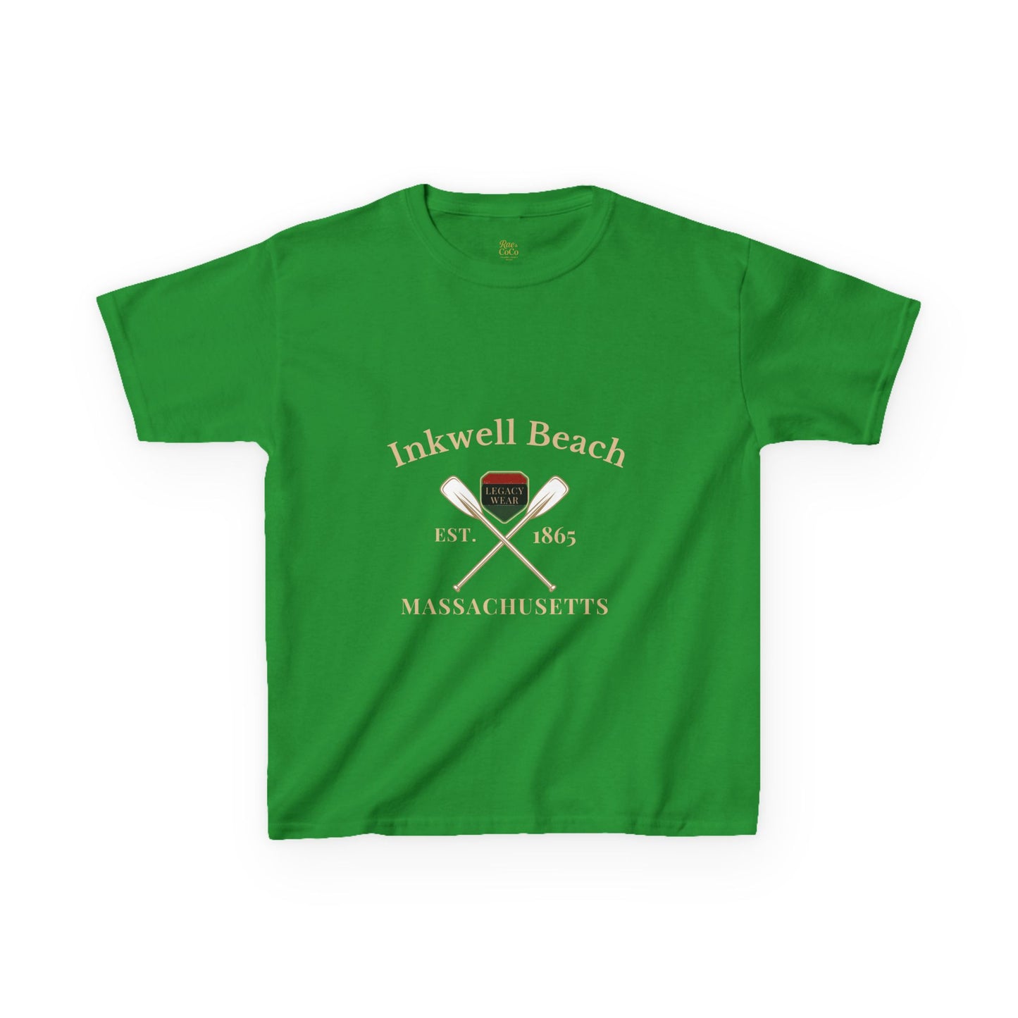 Inkwell Beach Kids Shirt – Black Heritage Martha’s Vineyard Tee, Vintage Massachusetts Design, Black-Owned Coastal Summer Apparel