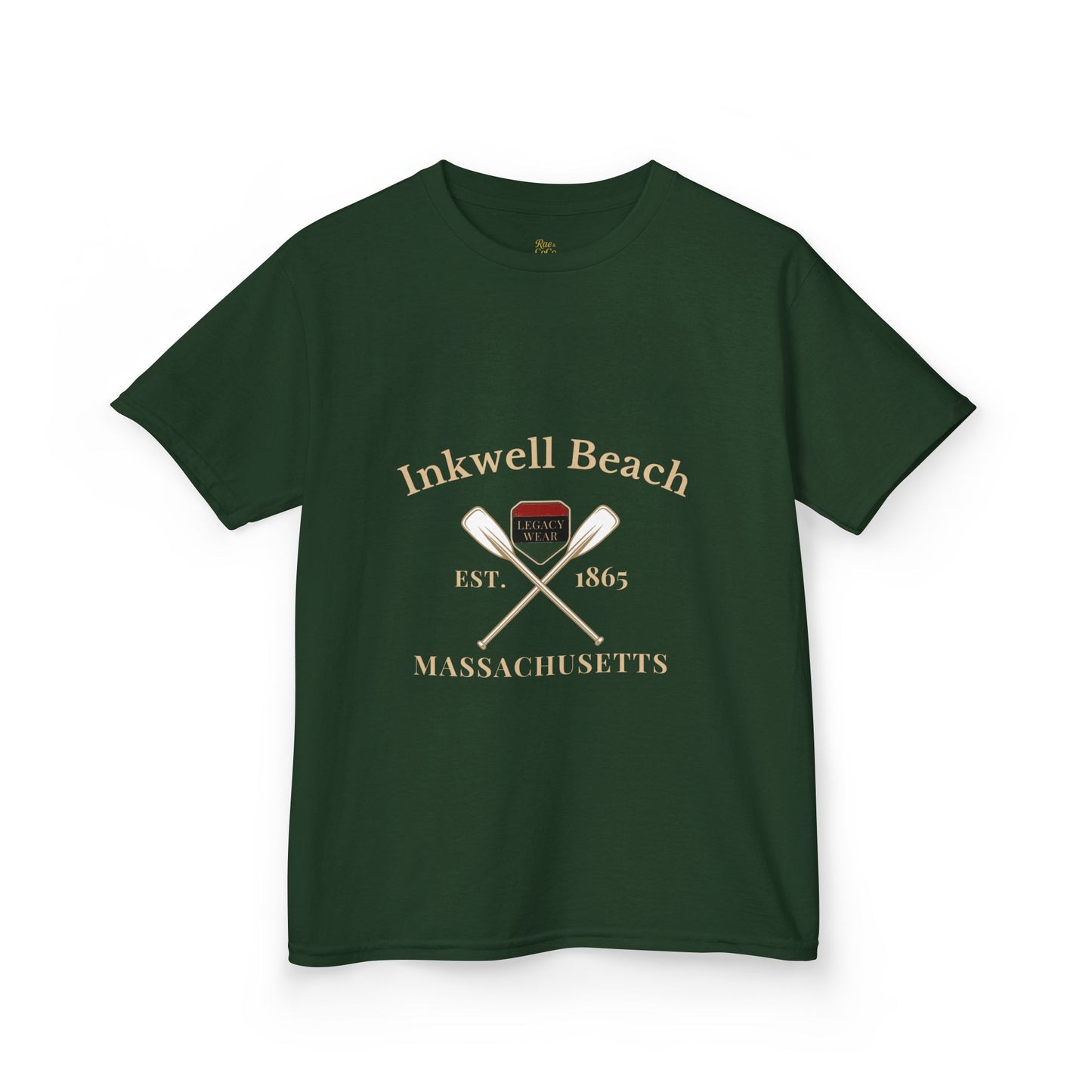 Inkwell Beach Kids Shirt – Black Heritage Martha’s Vineyard Tee, Vintage Massachusetts Design, Black-Owned Coastal Summer Apparel