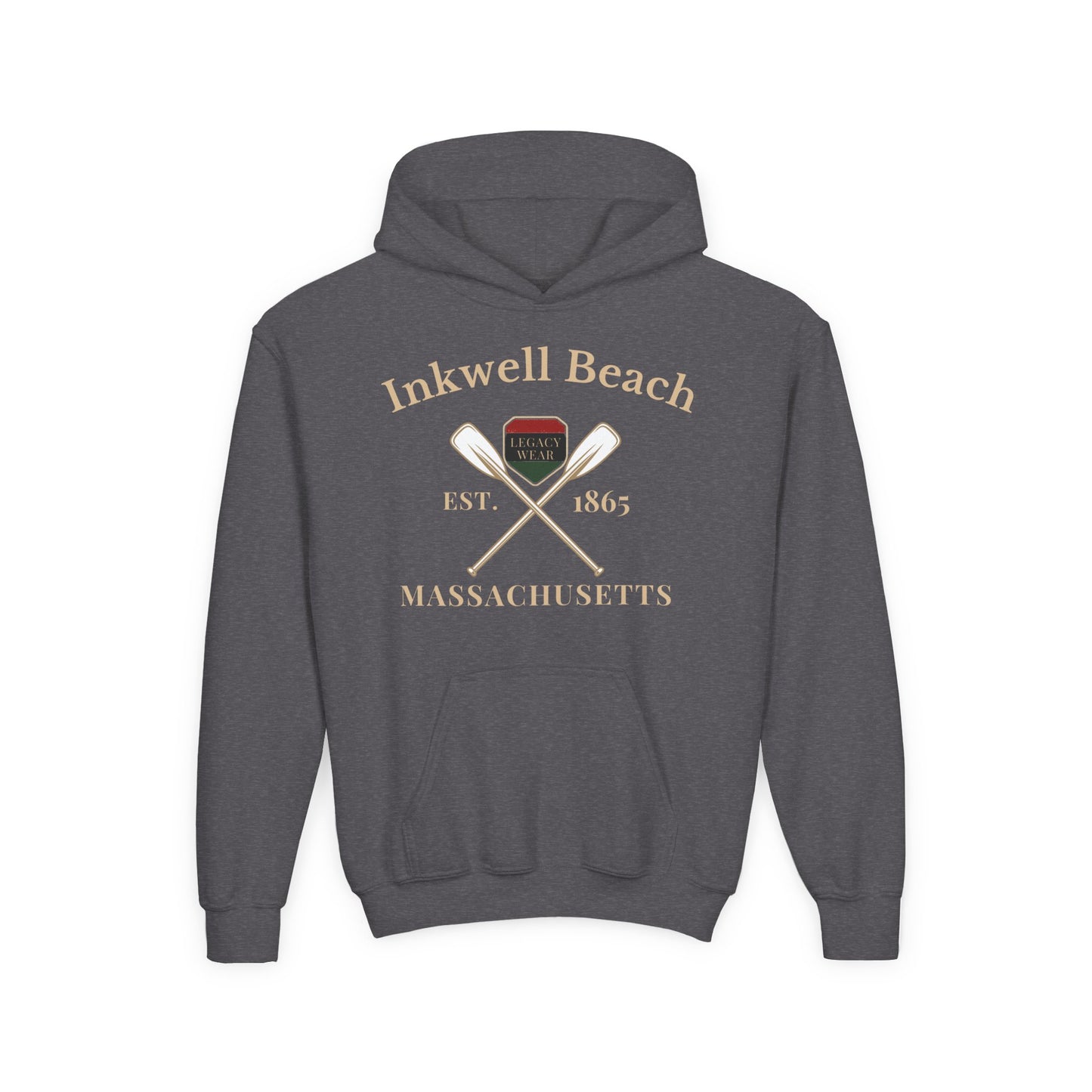 Vintage Inkwell Beach Youth Hoodie - Comfortable & Stylish Sweatshirt for Adventurous Kids