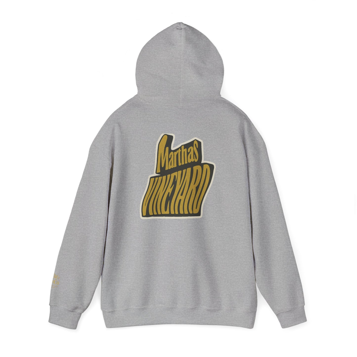 Wavy Martha’s Vineyard Hoodie – Unisex Heavy Blend Sweatshirt, Cozy & Stylish Coastal Wear