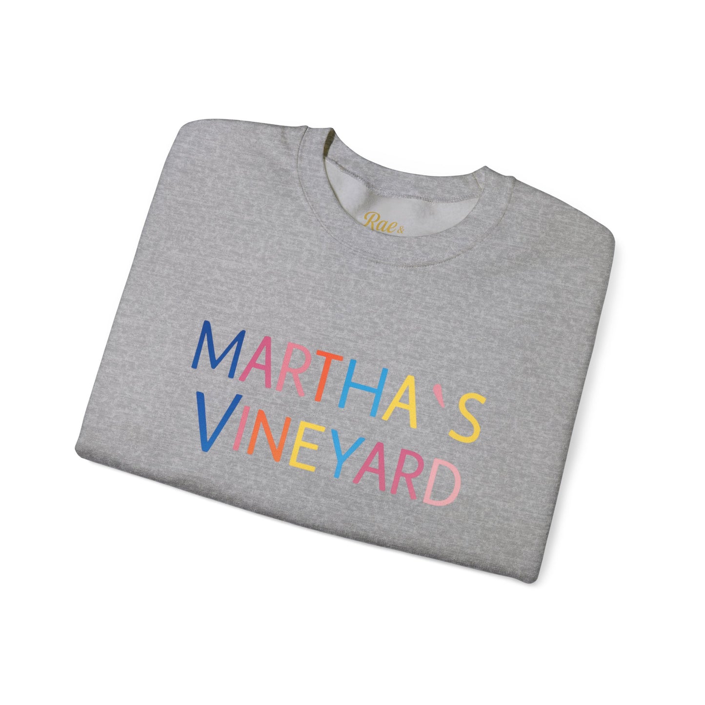 🌈 Colorful “Martha’s Vineyard” Typography Design