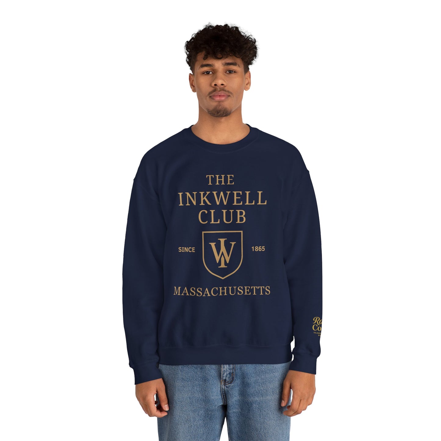 Inkwell Club Crewneck Sweatshirt – Martha’s Vineyard Classic | Unisex Heavy Blend
