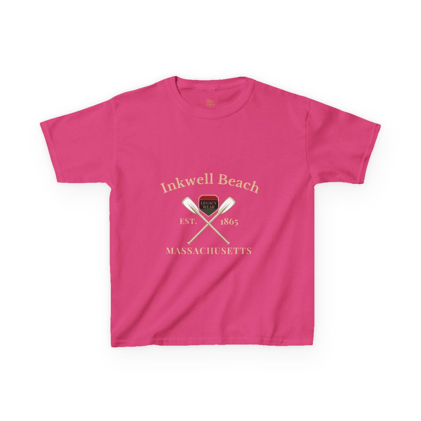 Inkwell Beach Kids Shirt – Black Heritage Martha’s Vineyard Tee, Vintage Massachusetts Design, Black-Owned Coastal Summer Apparel