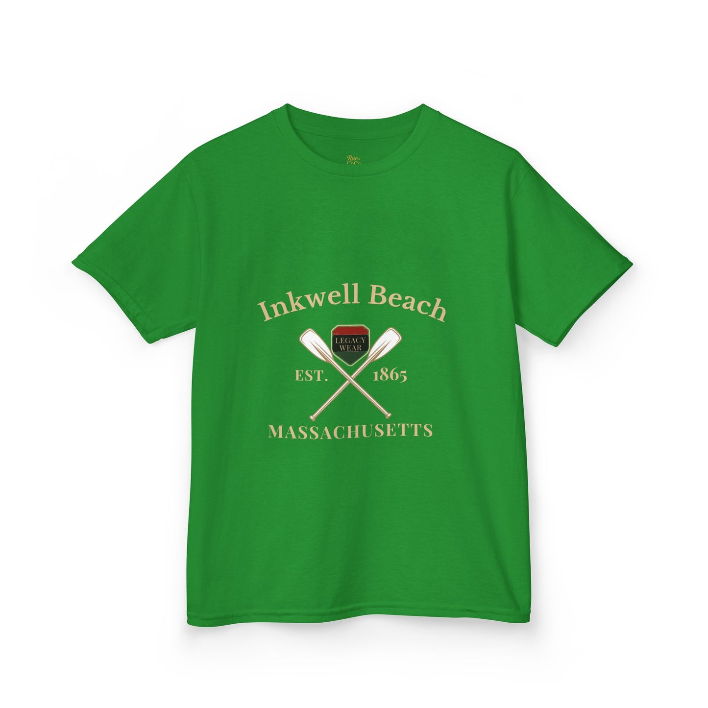Inkwell Beach Kids Shirt – Black Heritage Martha’s Vineyard Tee, Vintage Massachusetts Design, Black-Owned Coastal Summer Apparel