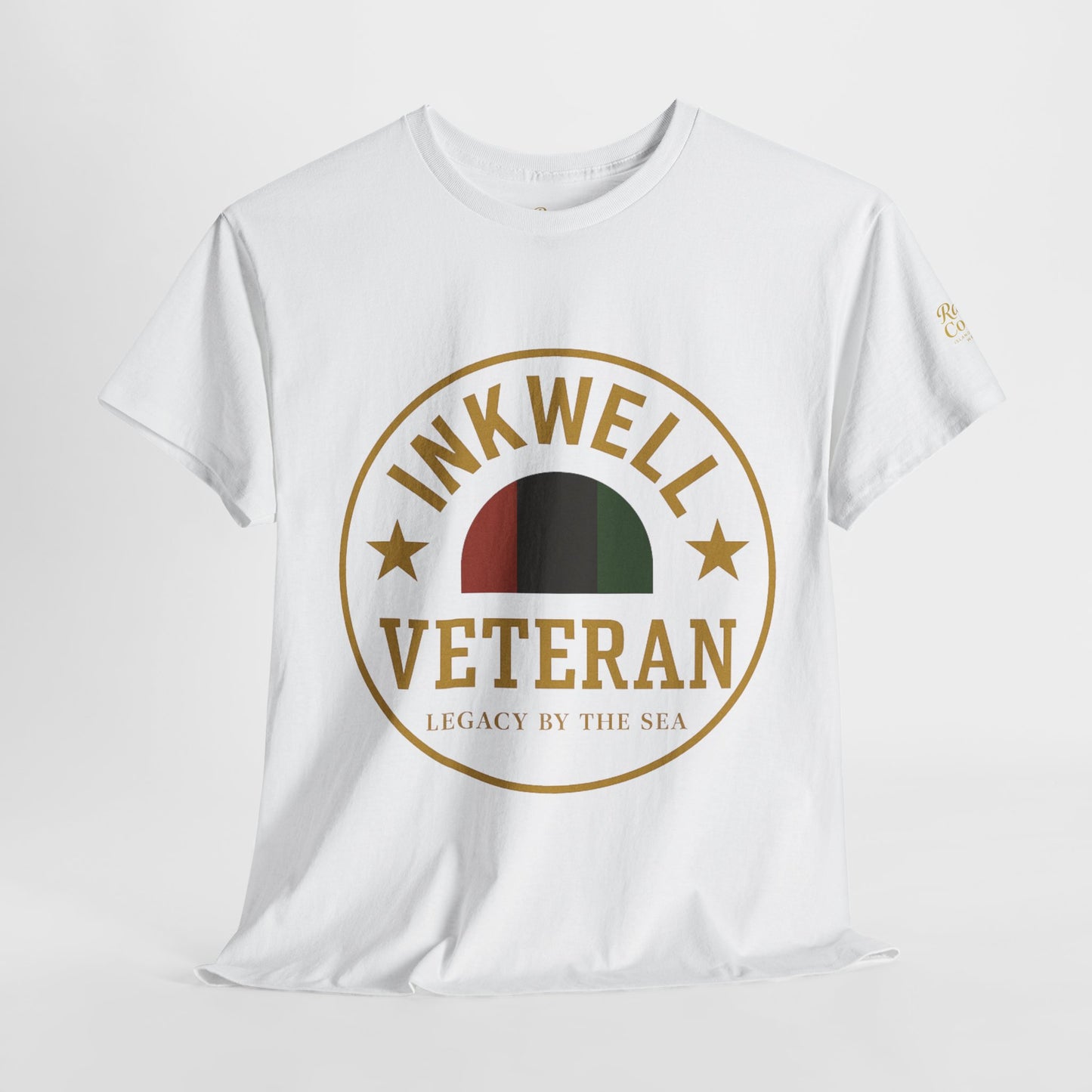 Unisex Heavy Cotton Tee - Inkwell Veteran Graphic Shirt