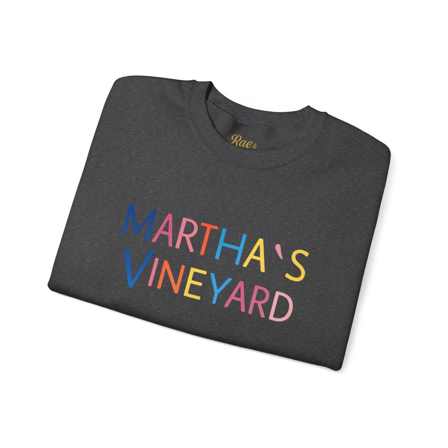 🌈 Colorful “Martha’s Vineyard” Typography Design