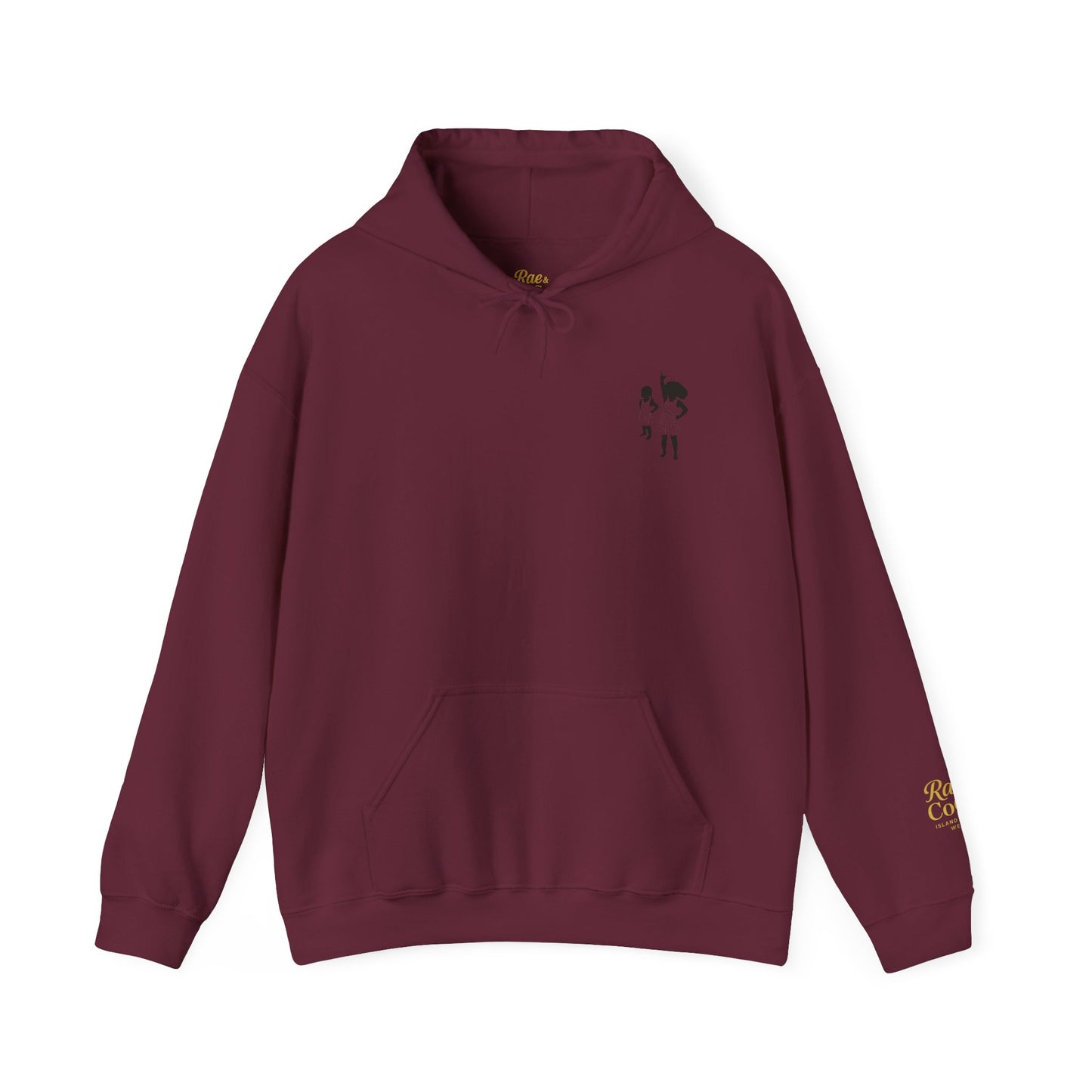 Martha's Vineyard Art Hoodie, Unisex Soft Sweatshirt, Cozy Gift for Beach Lovers, Travel Memory Apparel, Summer Vacation Wear