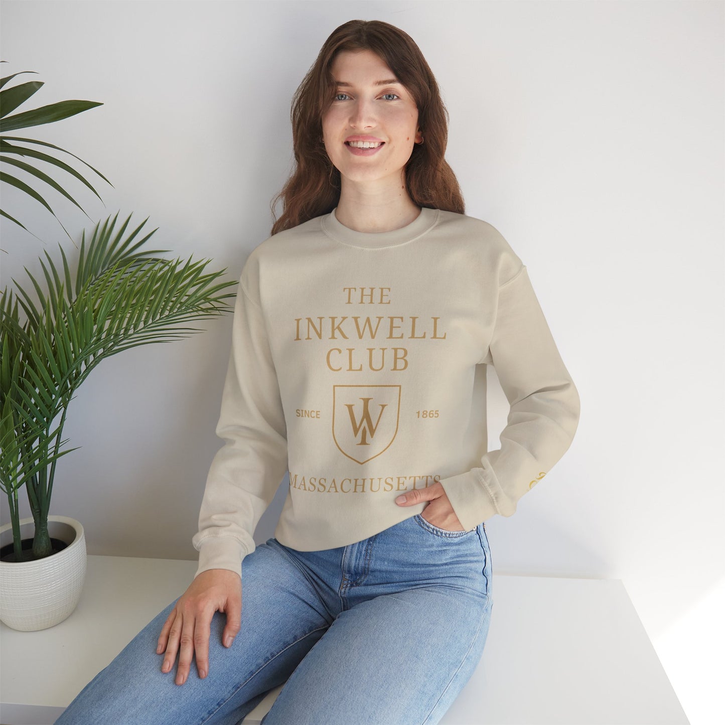 Inkwell Club Crewneck Sweatshirt – Martha’s Vineyard Classic | Unisex Heavy Blend