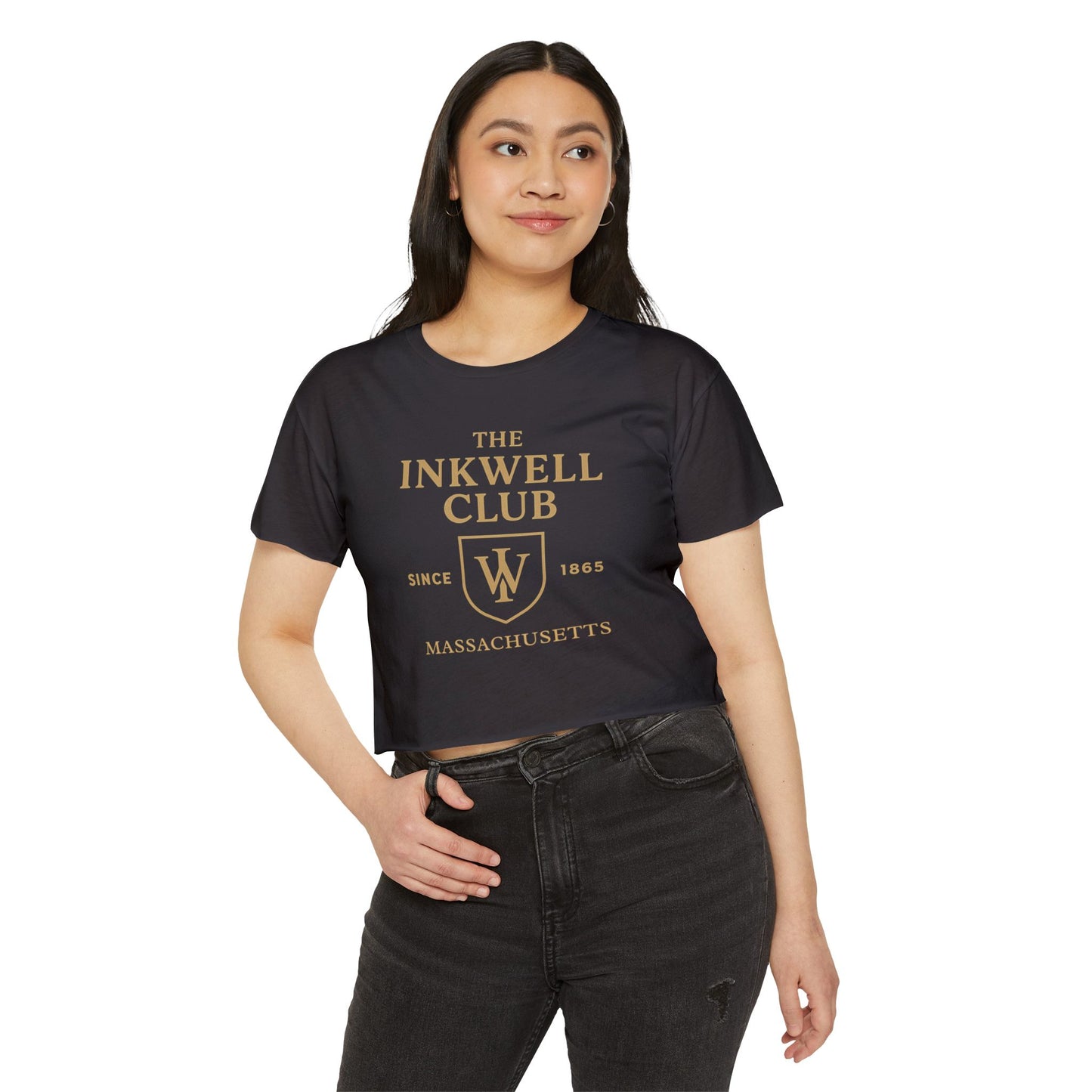 Festival Crop Top - Day Party and Beach Day Classic Design by Inkwell Club