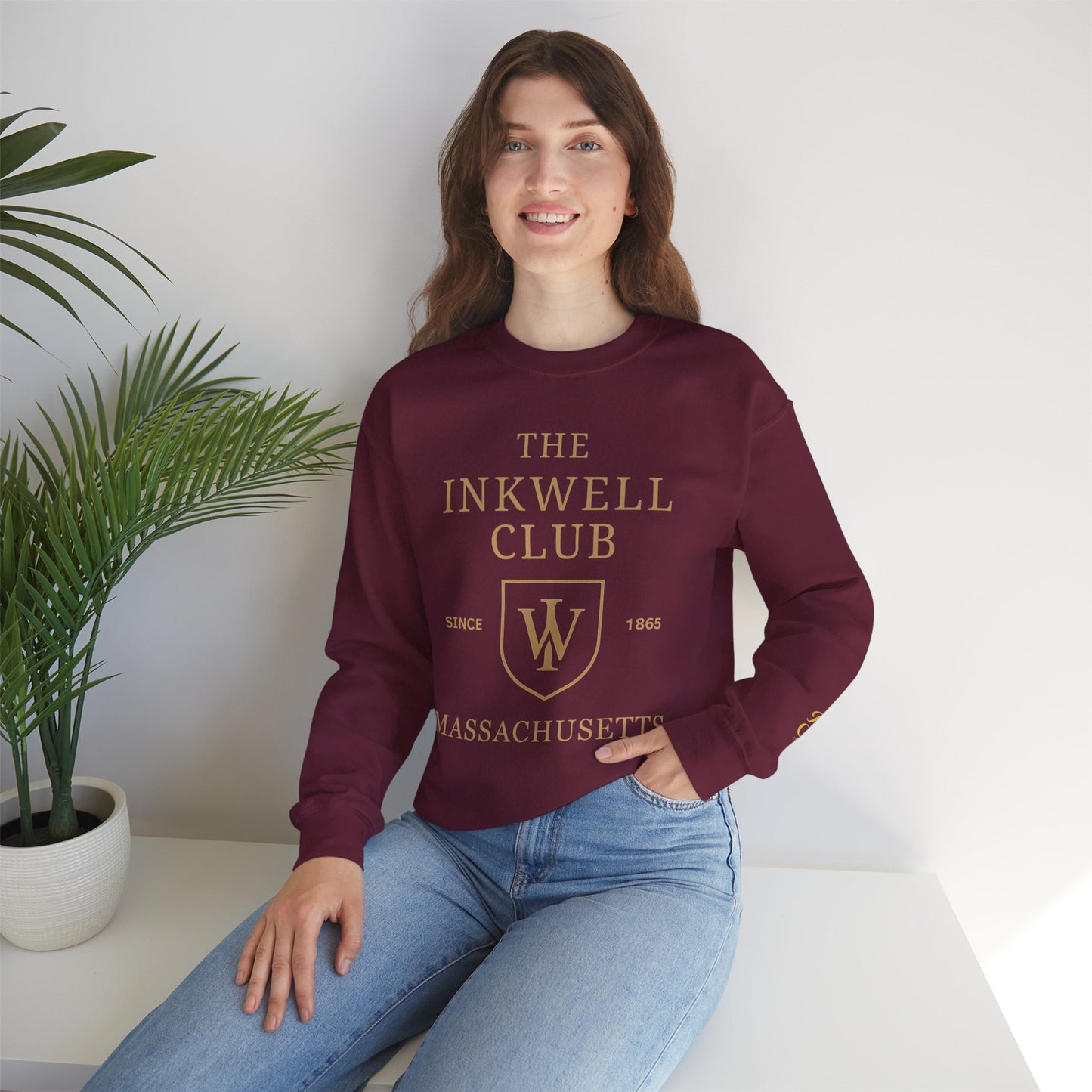 Inkwell Club Crewneck Sweatshirt – Martha’s Vineyard Classic | Unisex Heavy Blend