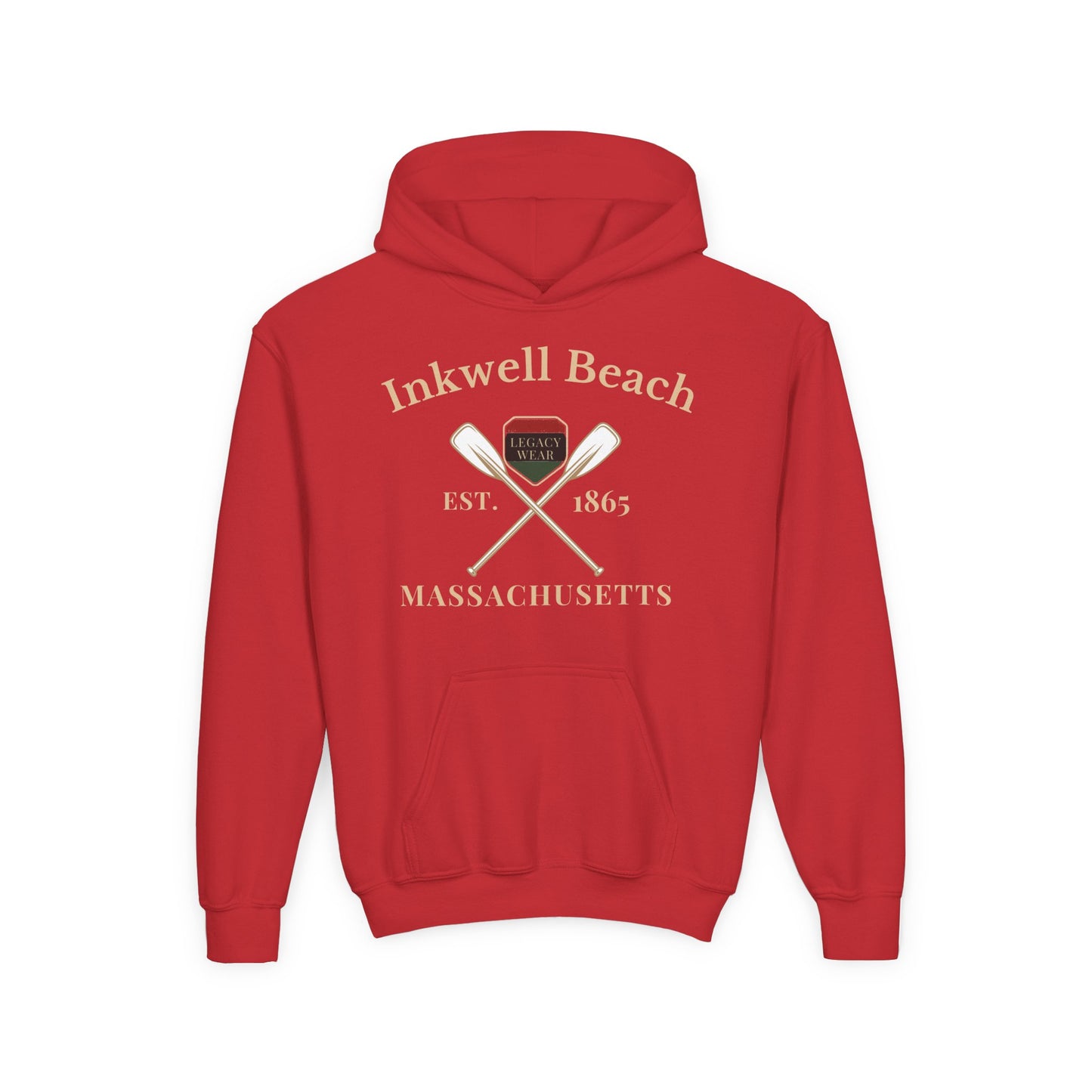 Vintage Inkwell Beach Youth Hoodie - Comfortable & Stylish Sweatshirt for Adventurous Kids
