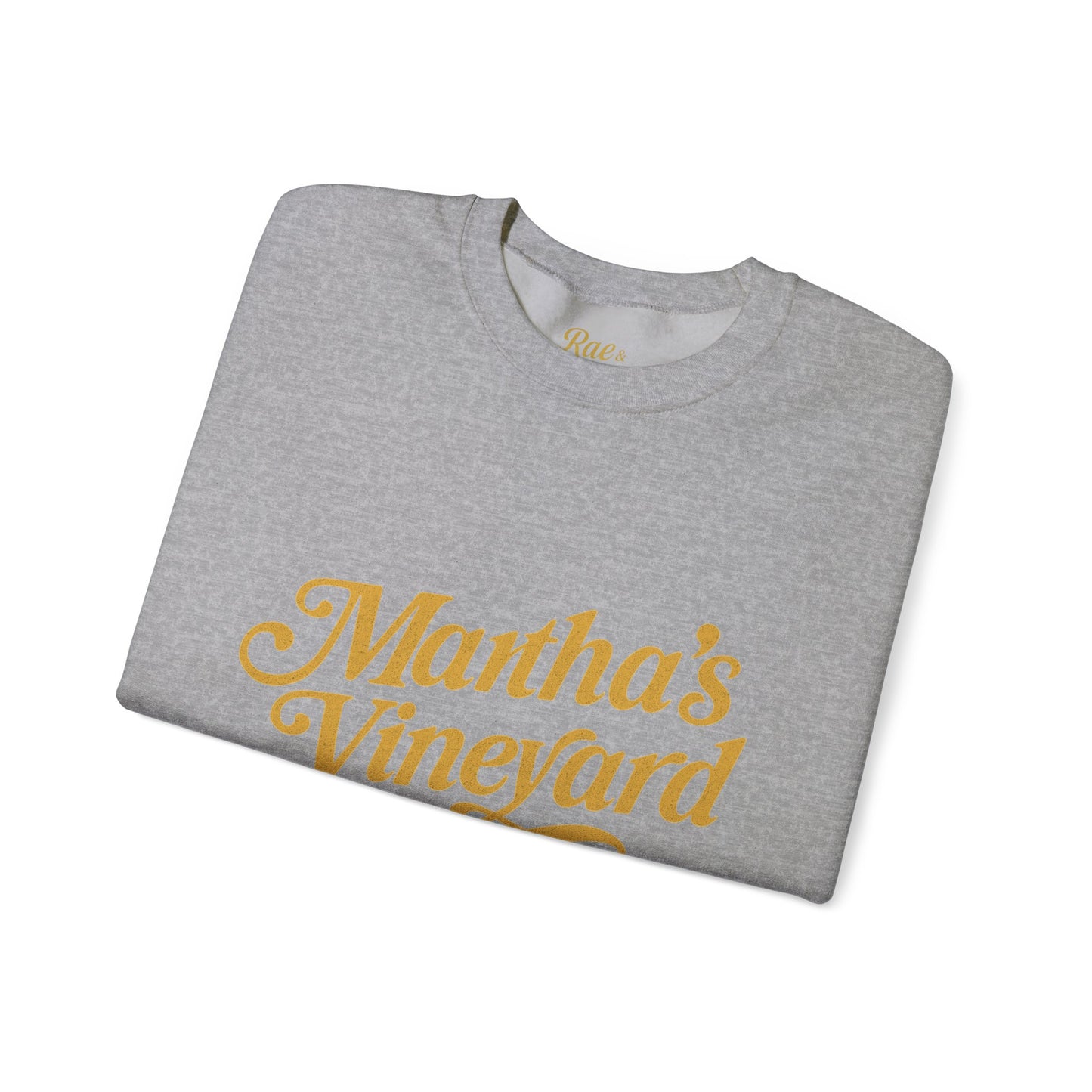 Cursive Martha’s Vineyard Crewneck Sweatshirt – Unisex Heavy Blend | Cozy Island Style