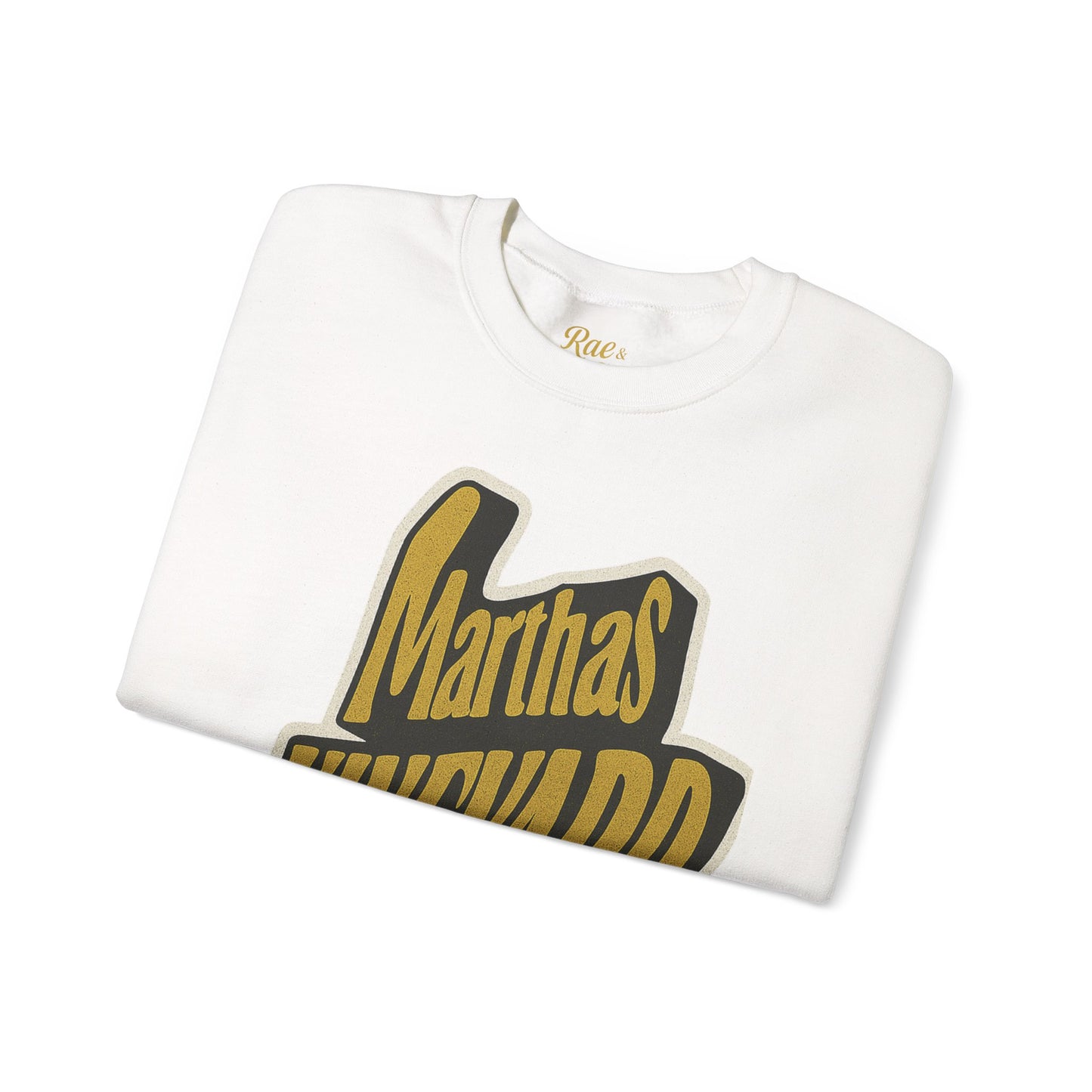 Wavy Martha’s Vineyard Crewneck Sweatshirt – Unisex Heavy Blend | Cozy Island Style
