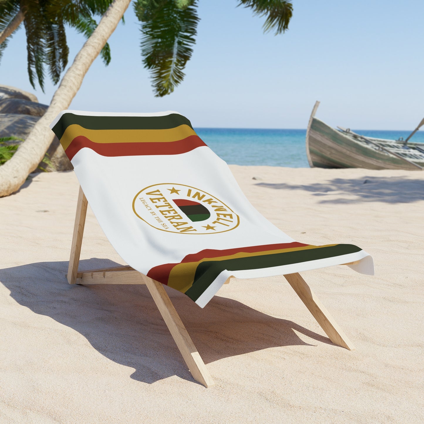 Beach Towel - Inkwell Veteran Summer Vibes Towel