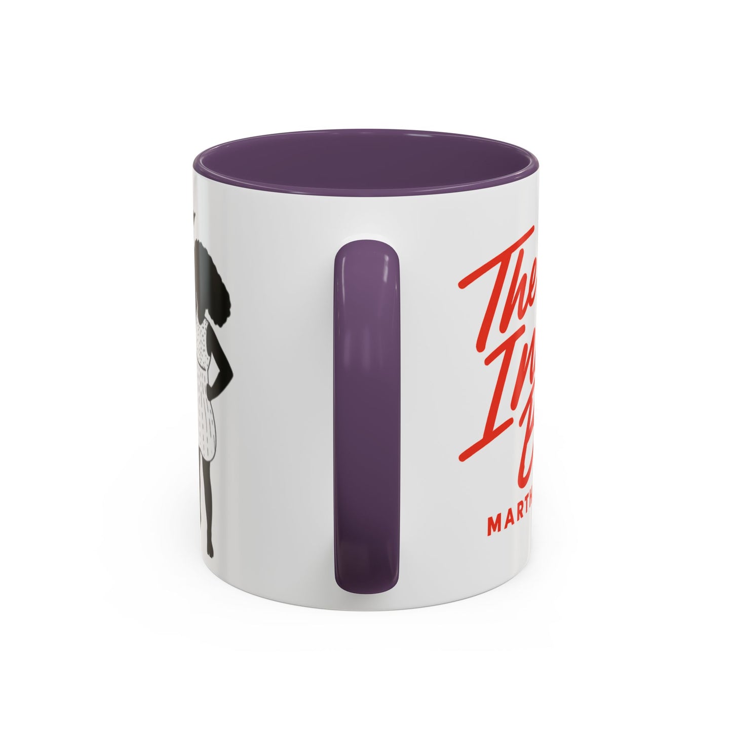 🔴 The Inkwell Beach – Martha’s Vineyard Classic Script Accent Mug (11oz & 15oz)