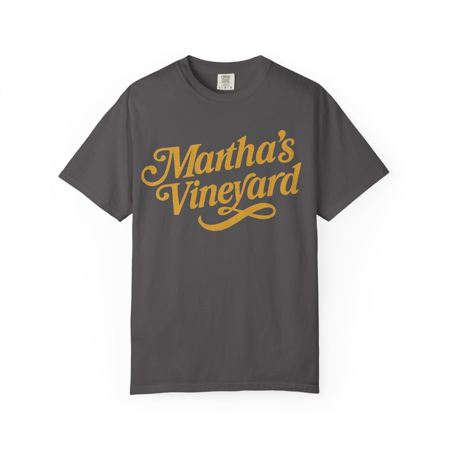 Vintage Martha’s Vineyard Script Tee – Retro Coastal Style Unisex T-Shirt
