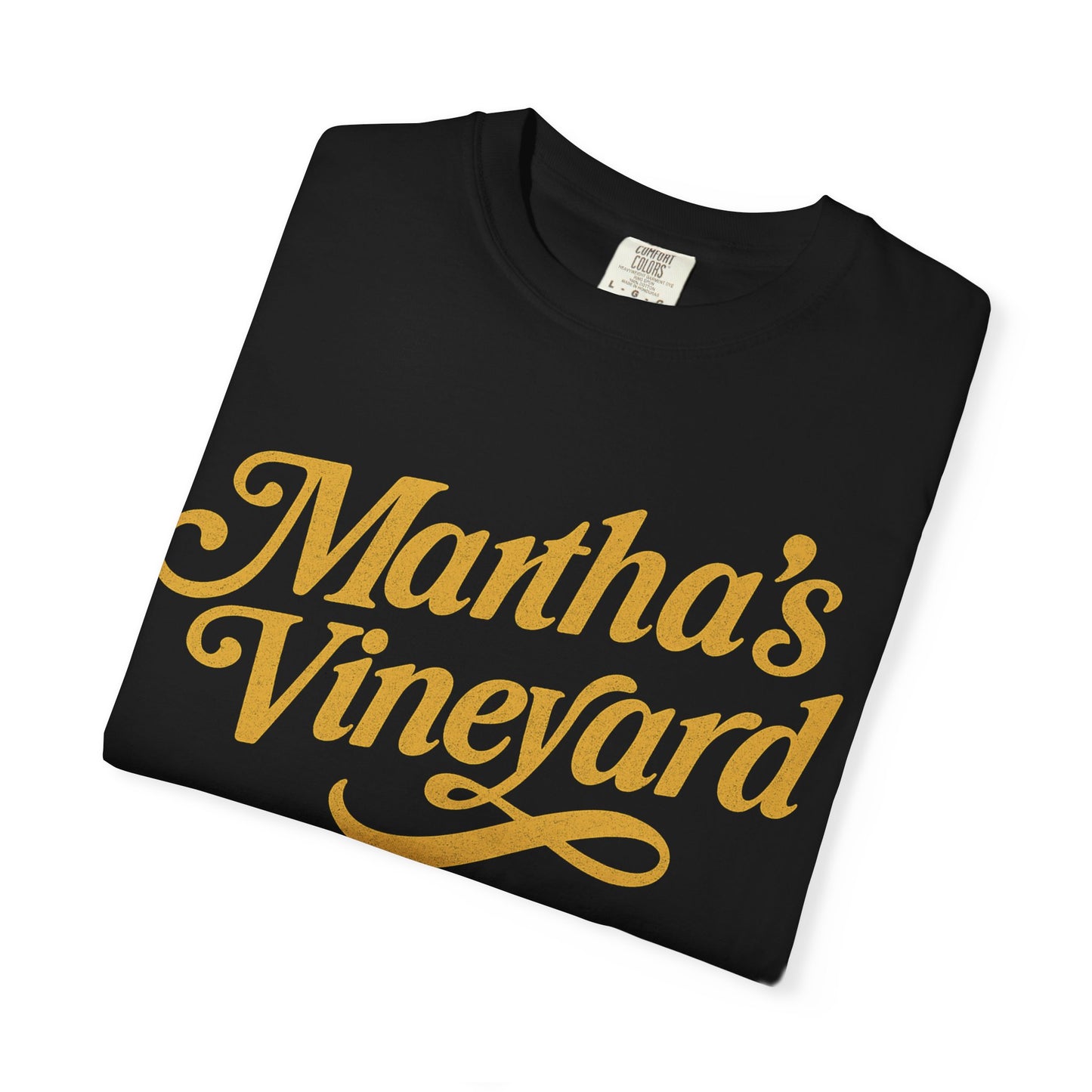 Vintage Martha’s Vineyard Script Tee – Retro Coastal Style Unisex T-Shirt
