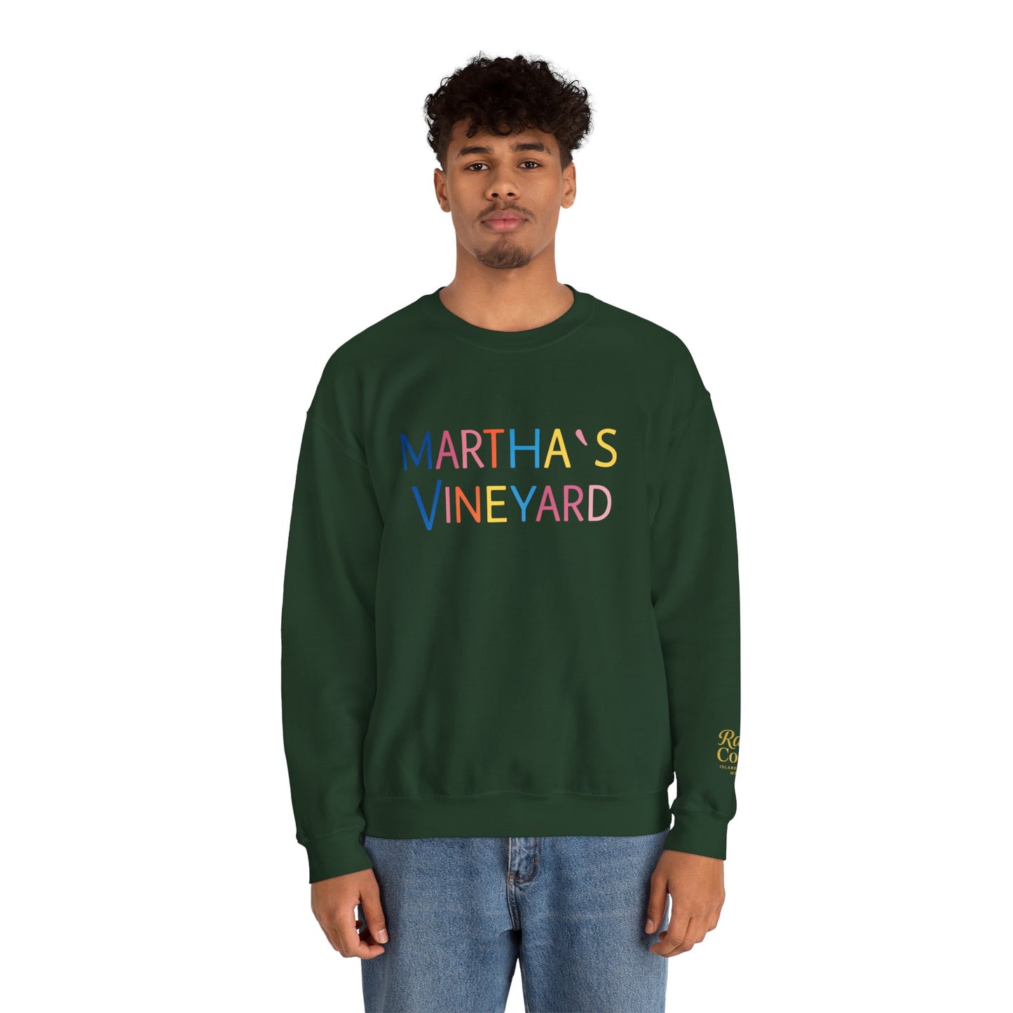 🌈 Colorful “Martha’s Vineyard” Typography Design