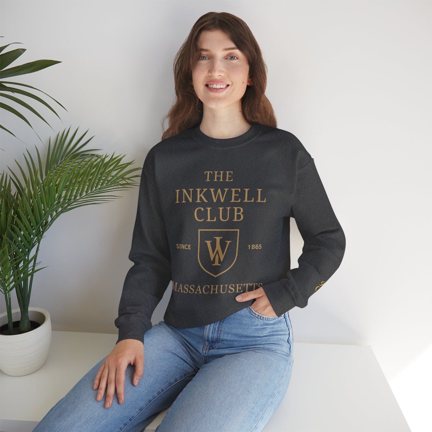 Inkwell Club Crewneck Sweatshirt – Martha’s Vineyard Classic | Unisex Heavy Blend