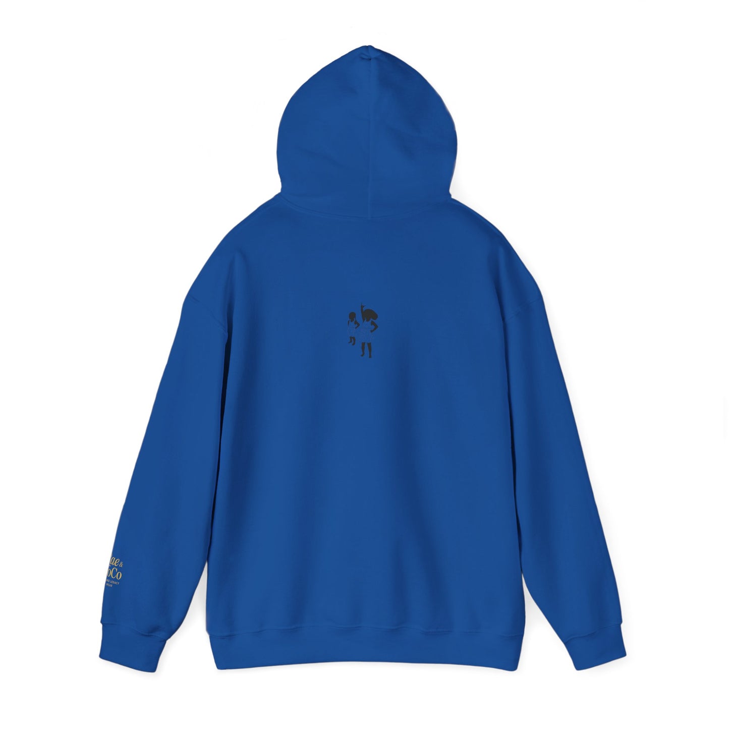 Martha’s Vineyard Hoodie – Unisex Heavy Blend with Cursive Yellow & Black Lettering