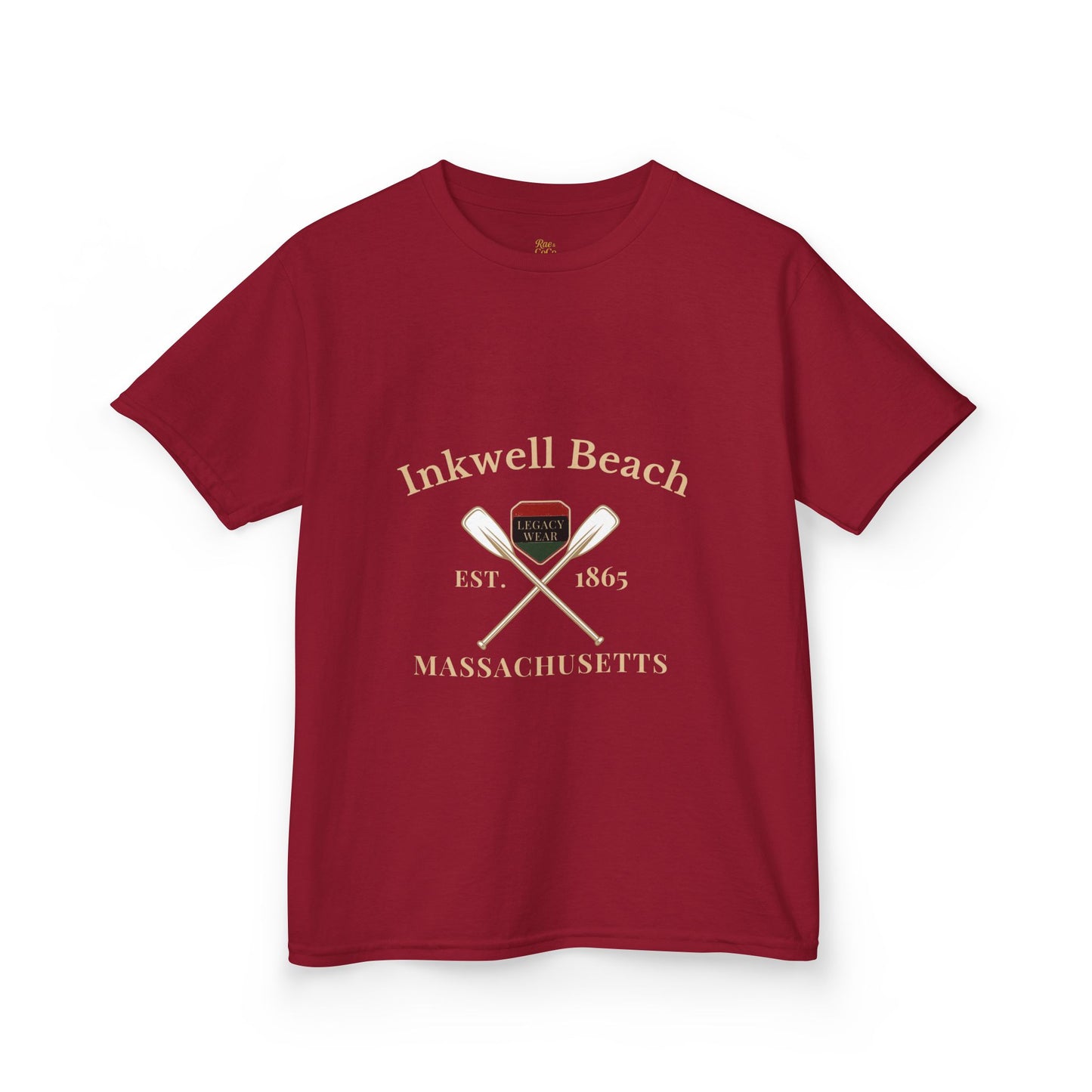 Inkwell Beach Kids Shirt – Black Heritage Martha’s Vineyard Tee, Vintage Massachusetts Design, Black-Owned Coastal Summer Apparel