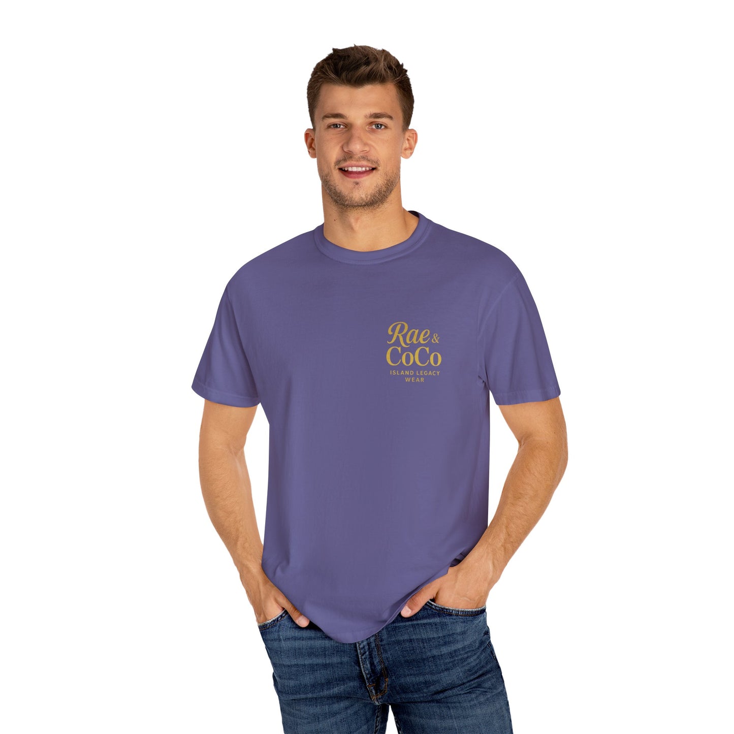 RC Martha’s Vineyard Tee – Nautical Lighthouse & Hydrangea Island Design