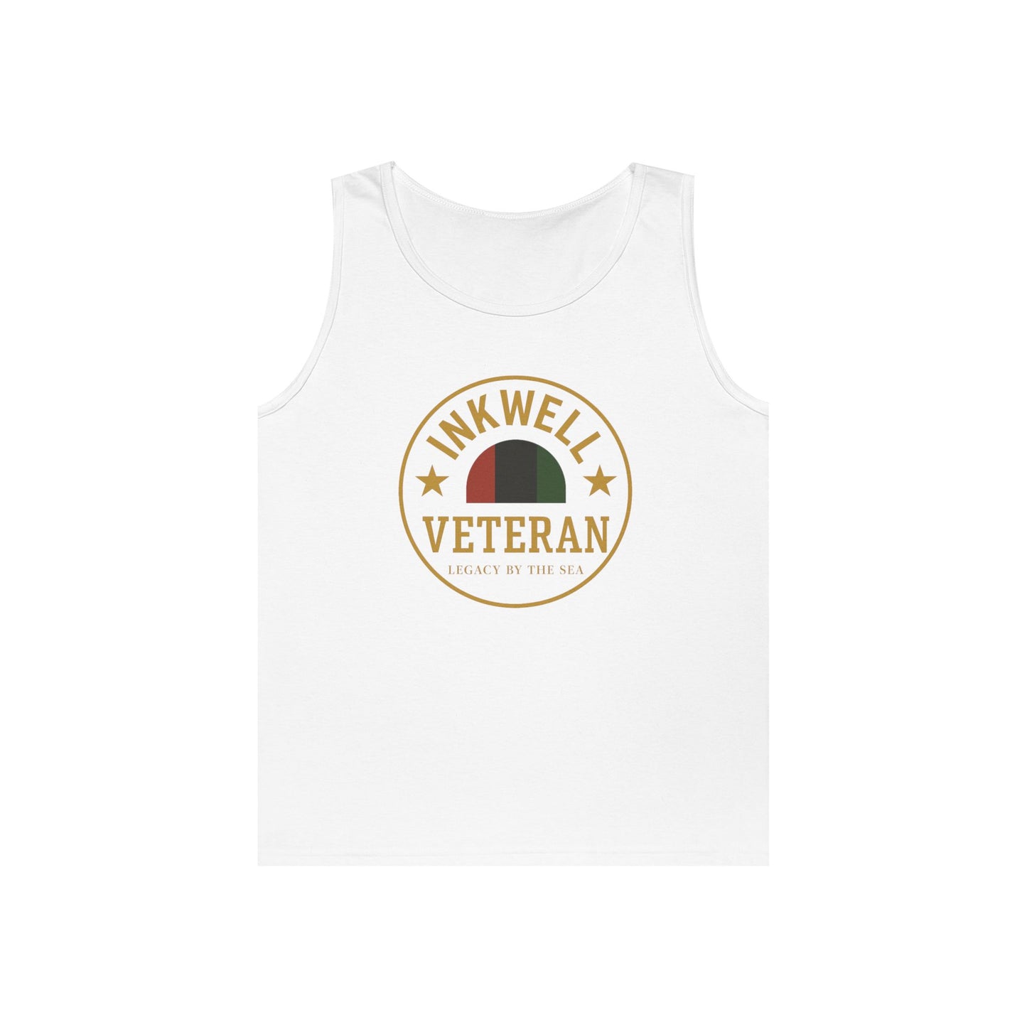 Unisex Heavy Cotton Tank Top - INKWELL VETERAN Graphic Tee