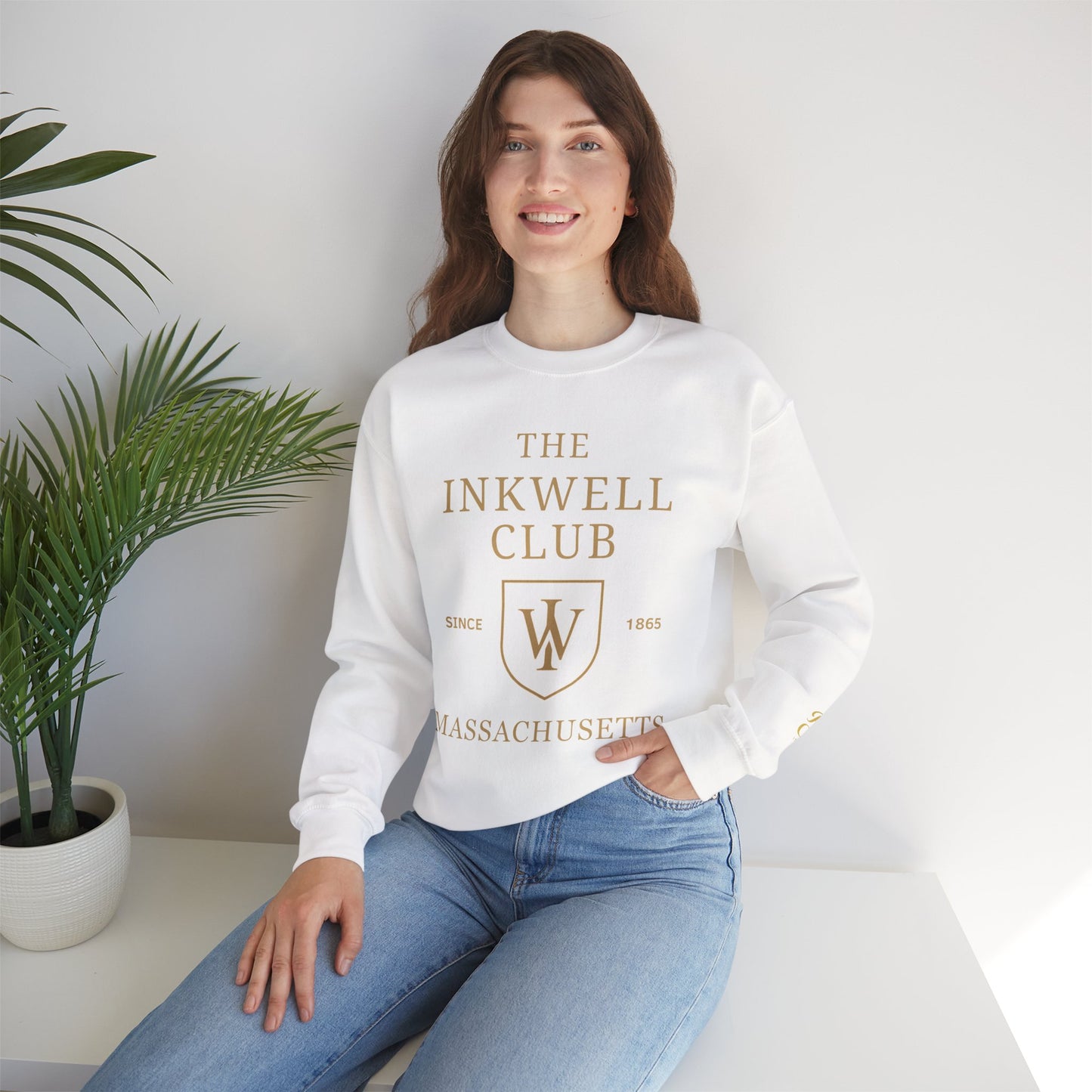 Inkwell Club Crewneck Sweatshirt – Martha’s Vineyard Classic | Unisex Heavy Blend