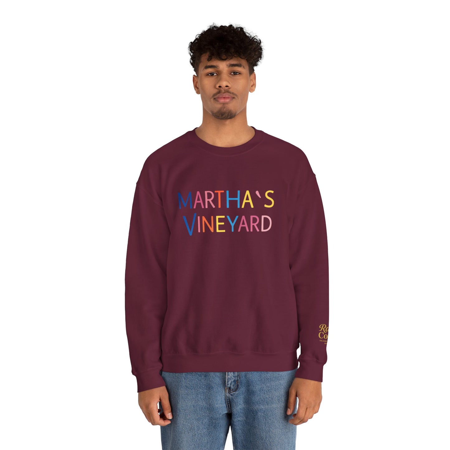 🌈 Colorful “Martha’s Vineyard” Typography Design